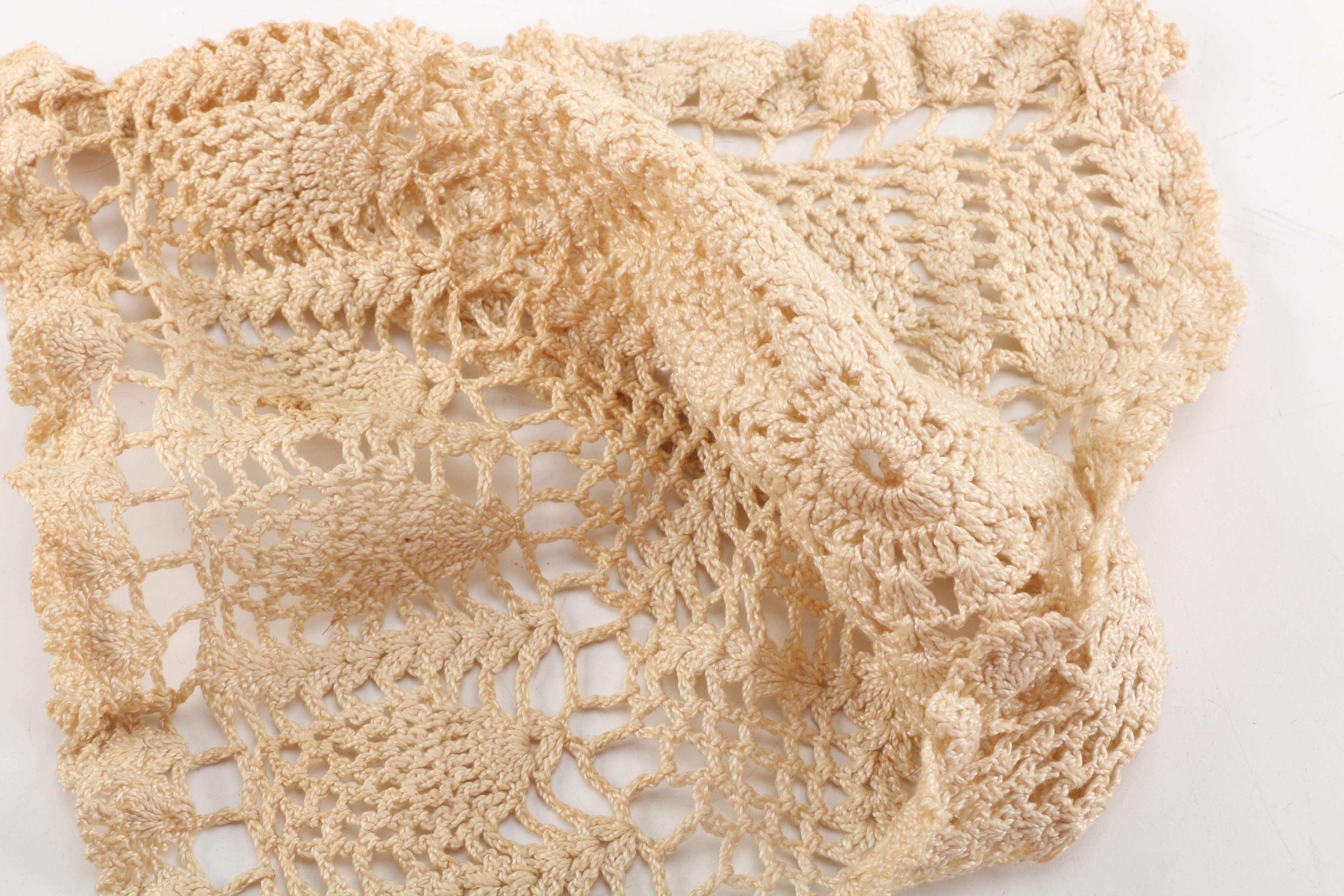 Vintage Handcrafted Crocheted and Needlework Lace