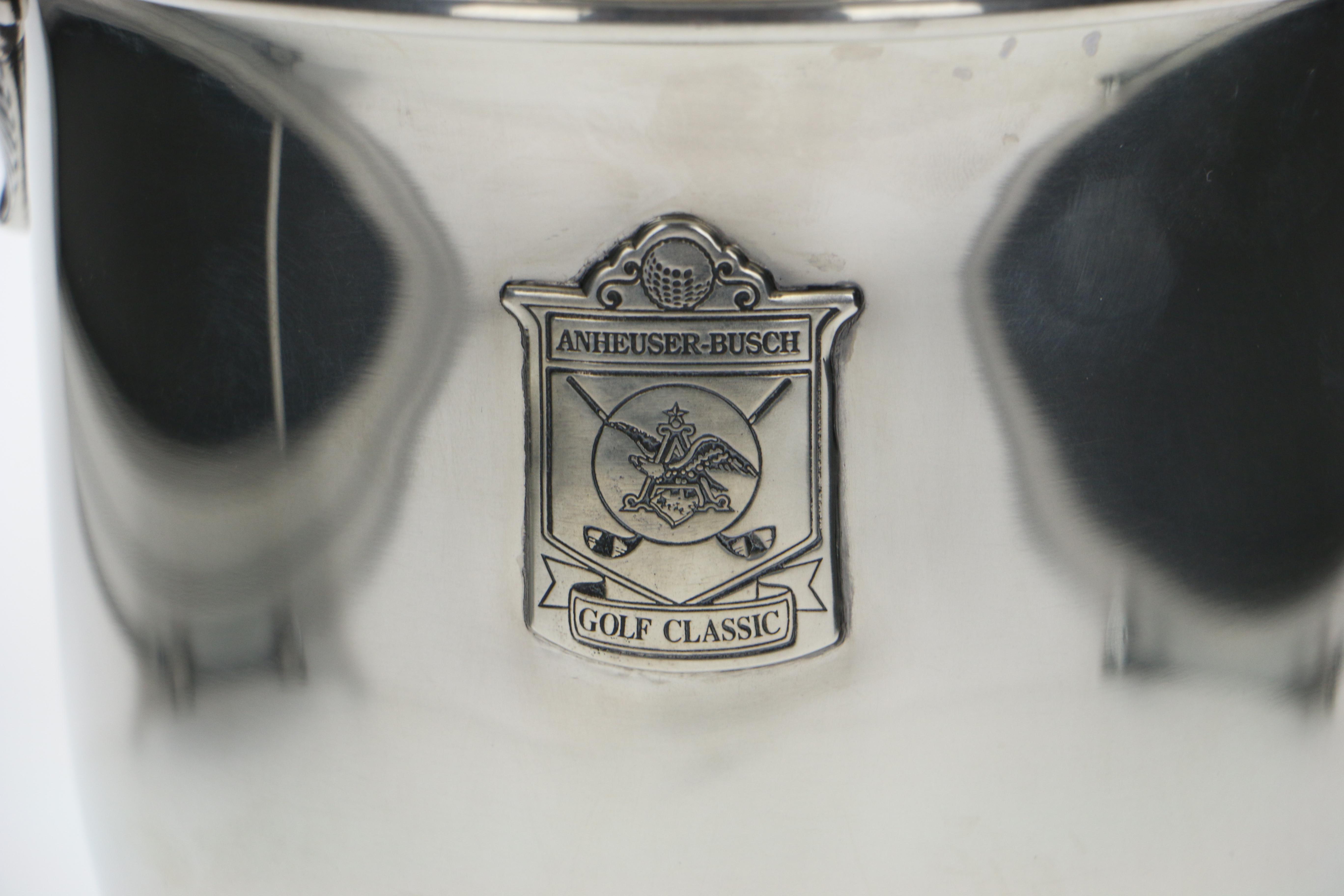 Shirley Handmade Pewter Trophy for the Annheuser-Busch Golf Classic