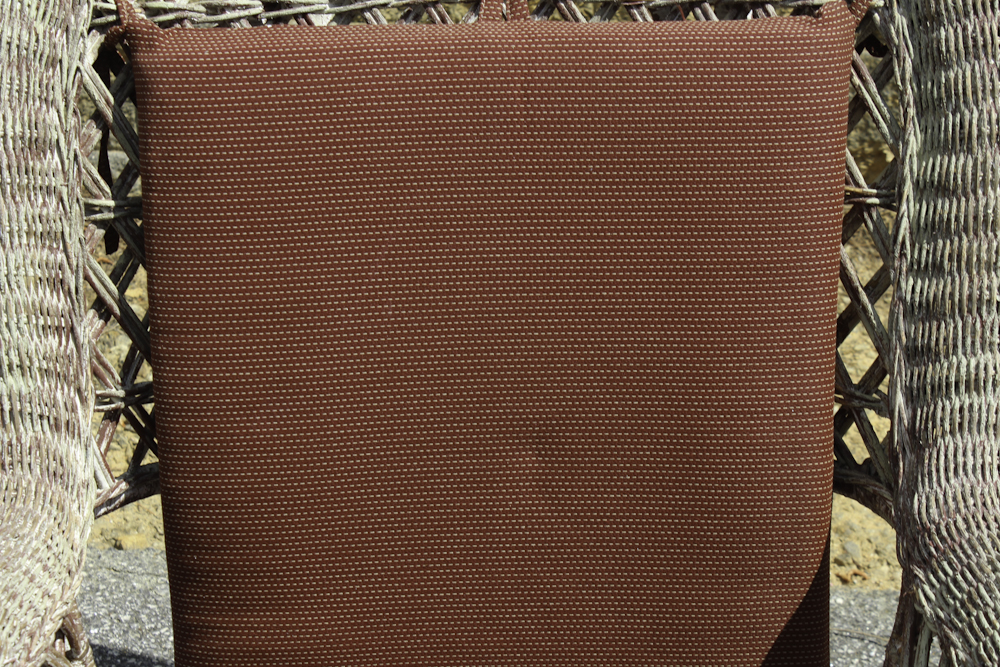 Vintage Wicker Rocking Chair with Cushions