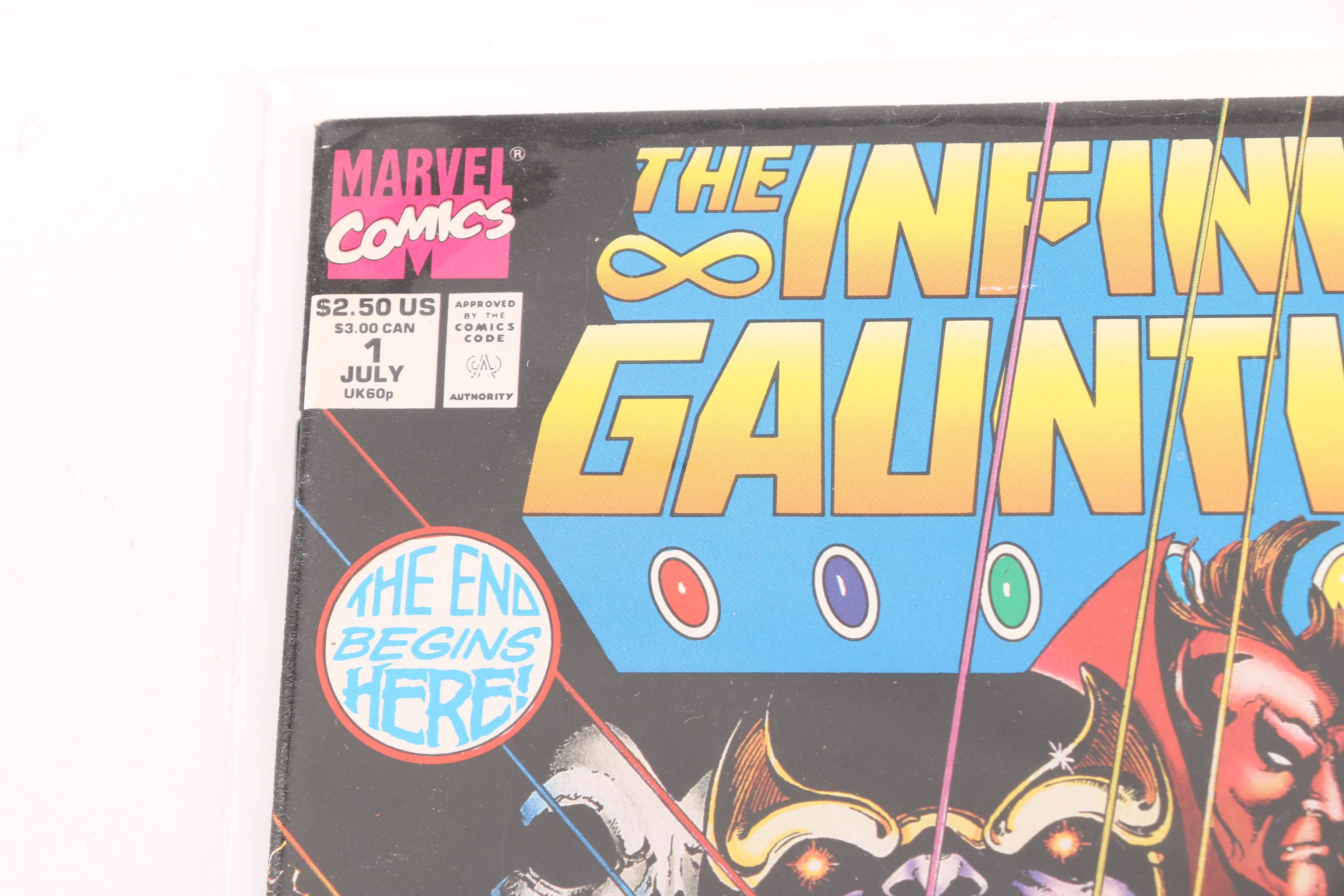 Marvel "Infinity Gauntlet" and "Infinity War" Issue One Comics