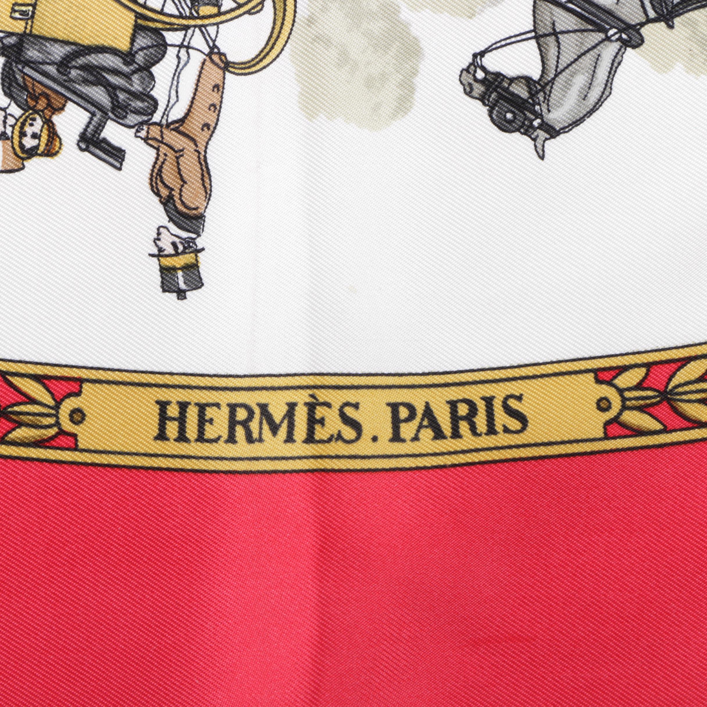 Vintage Hermès of Paris "La Promenade de Longchamps" Silk Scarf