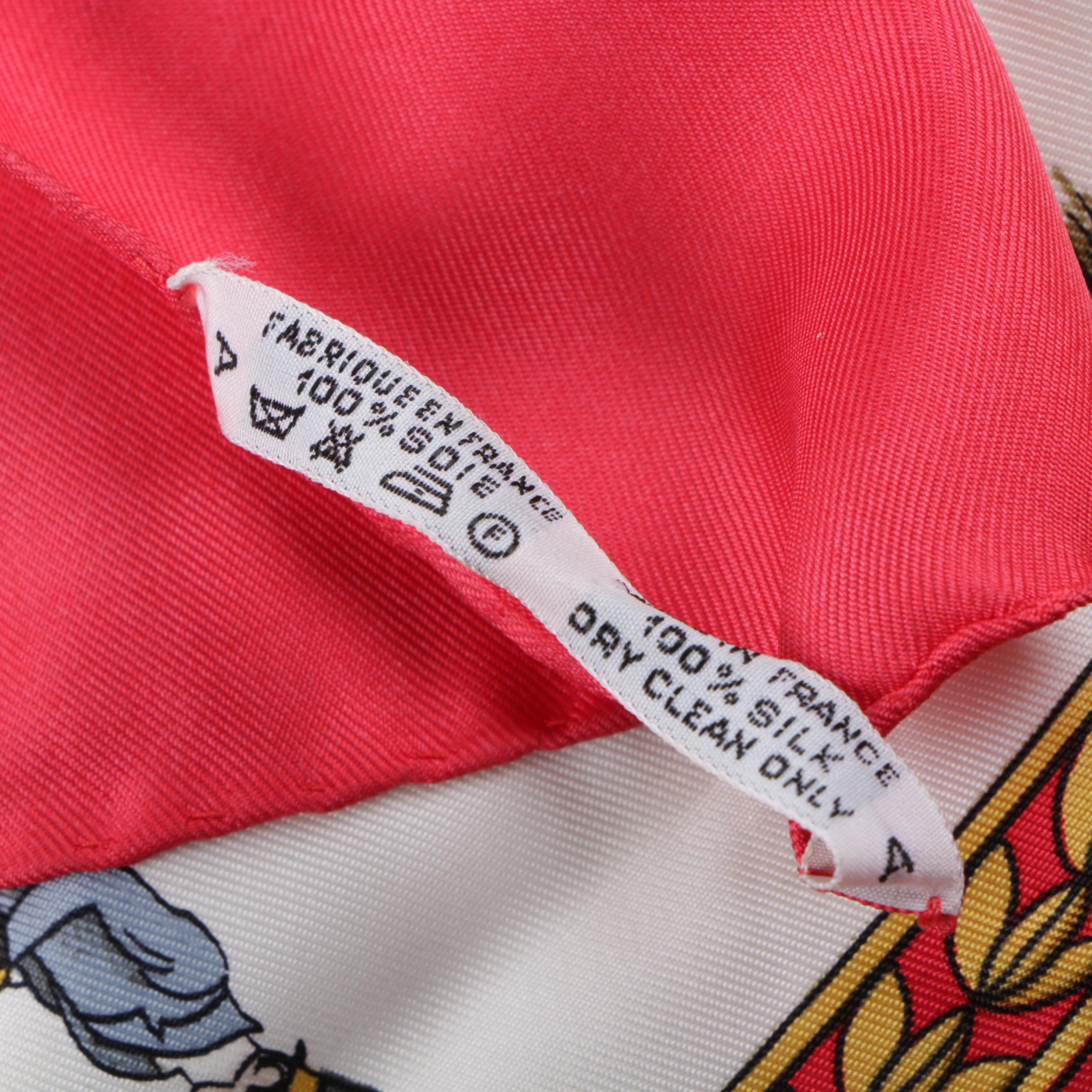 Vintage Hermès of Paris "La Promenade de Longchamps" Silk Scarf