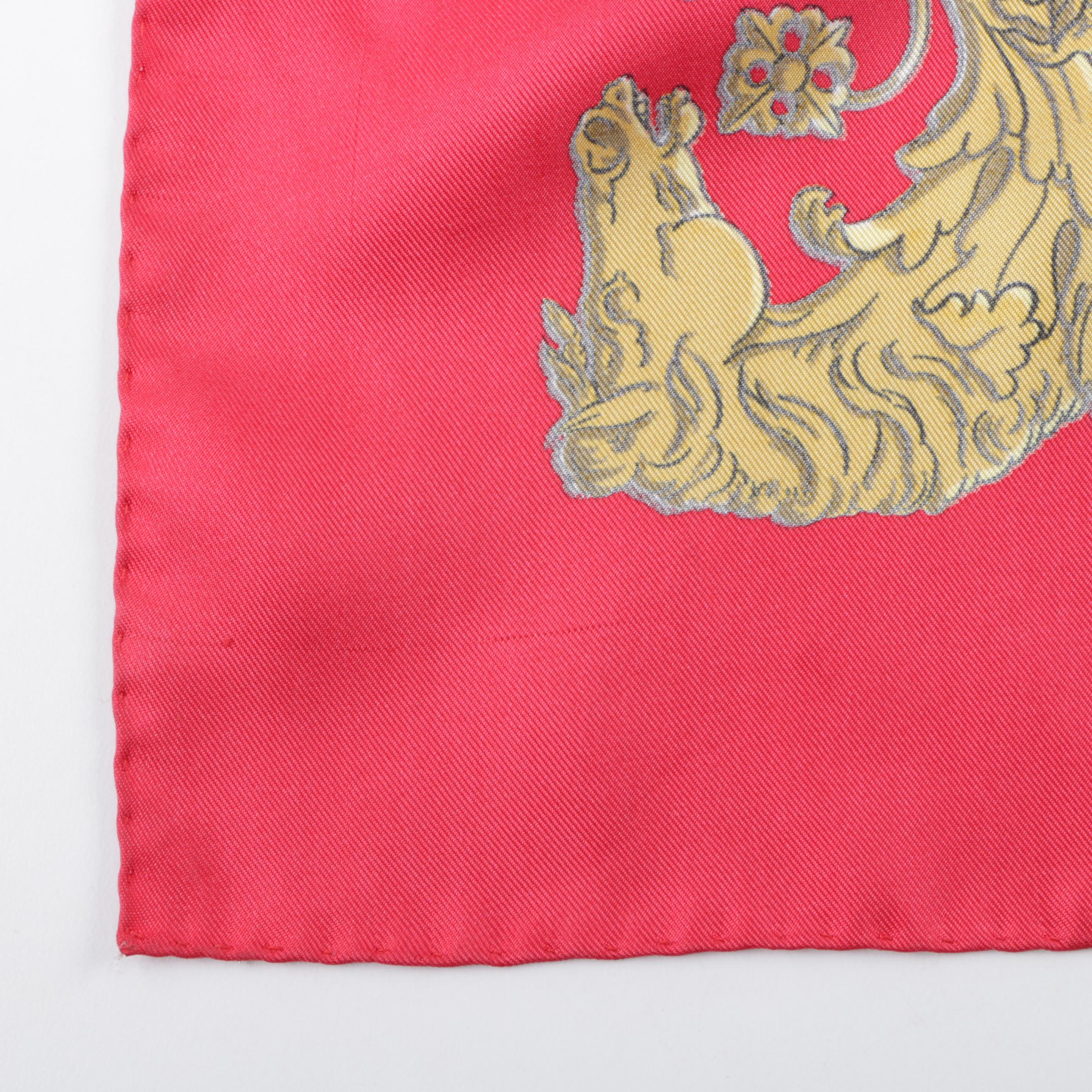 Vintage Hermès of Paris "La Promenade de Longchamps" Silk Scarf