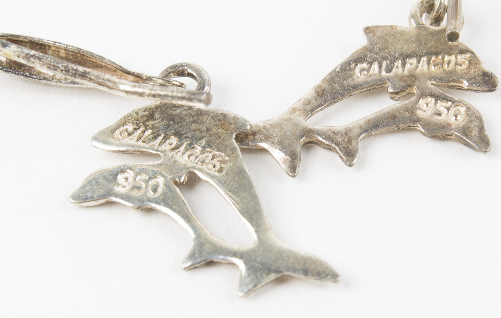 Southwestern Style Sterling Silver and 950 Silver Jewelry Featuring Turquoise