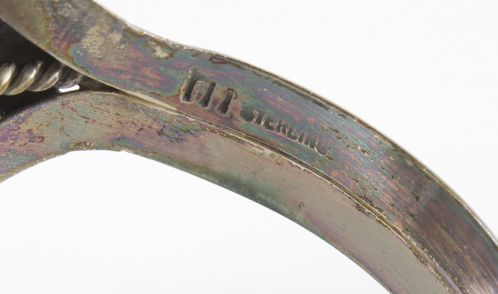 Southwestern Style Sterling Silver and 950 Silver Jewelry Featuring Turquoise