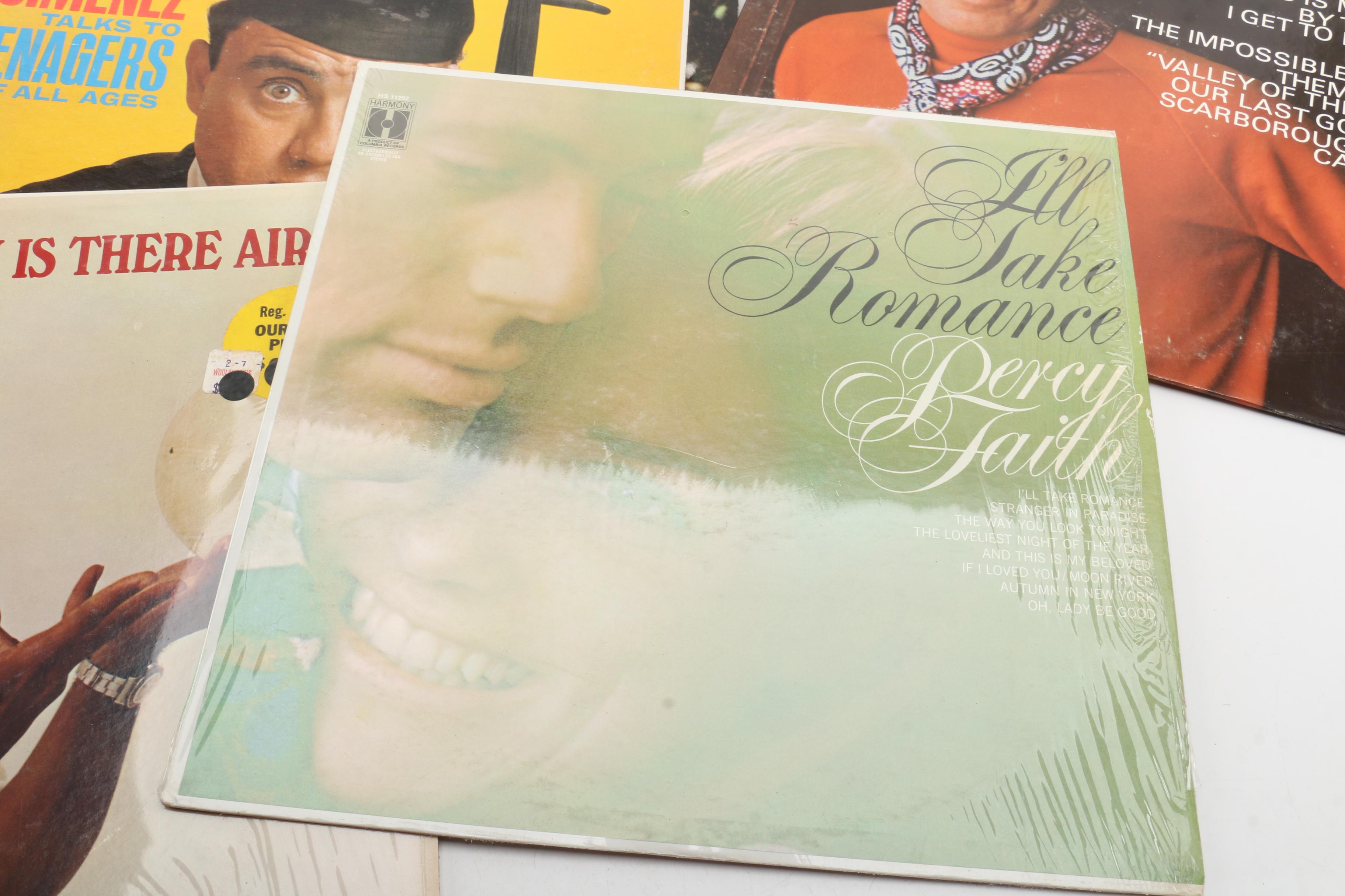 Vintage Records Including Berlitz Spanish Course, Mahalia Jackson, Perry Como