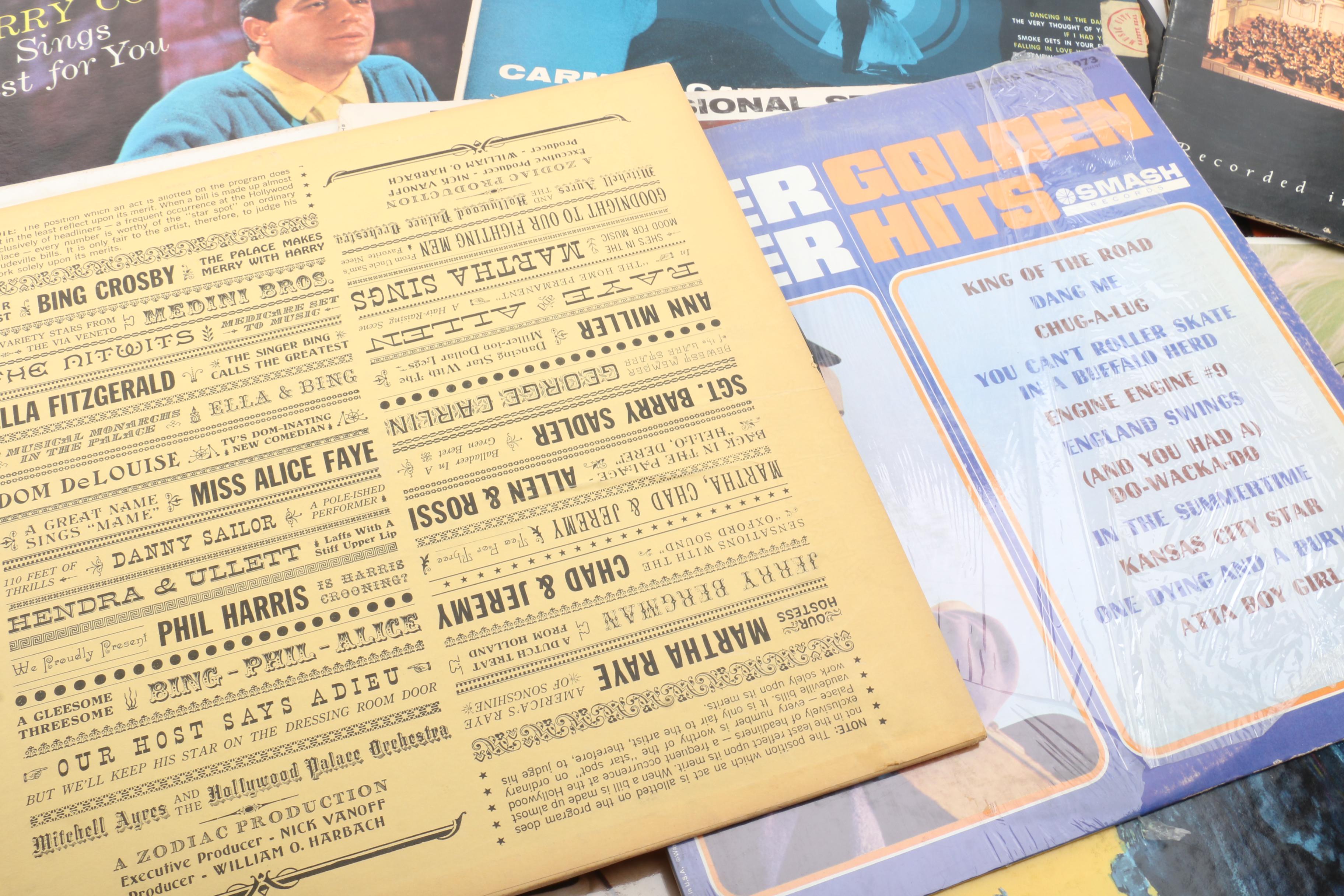 Vintage Records Including Berlitz Spanish Course, Mahalia Jackson, Perry Como