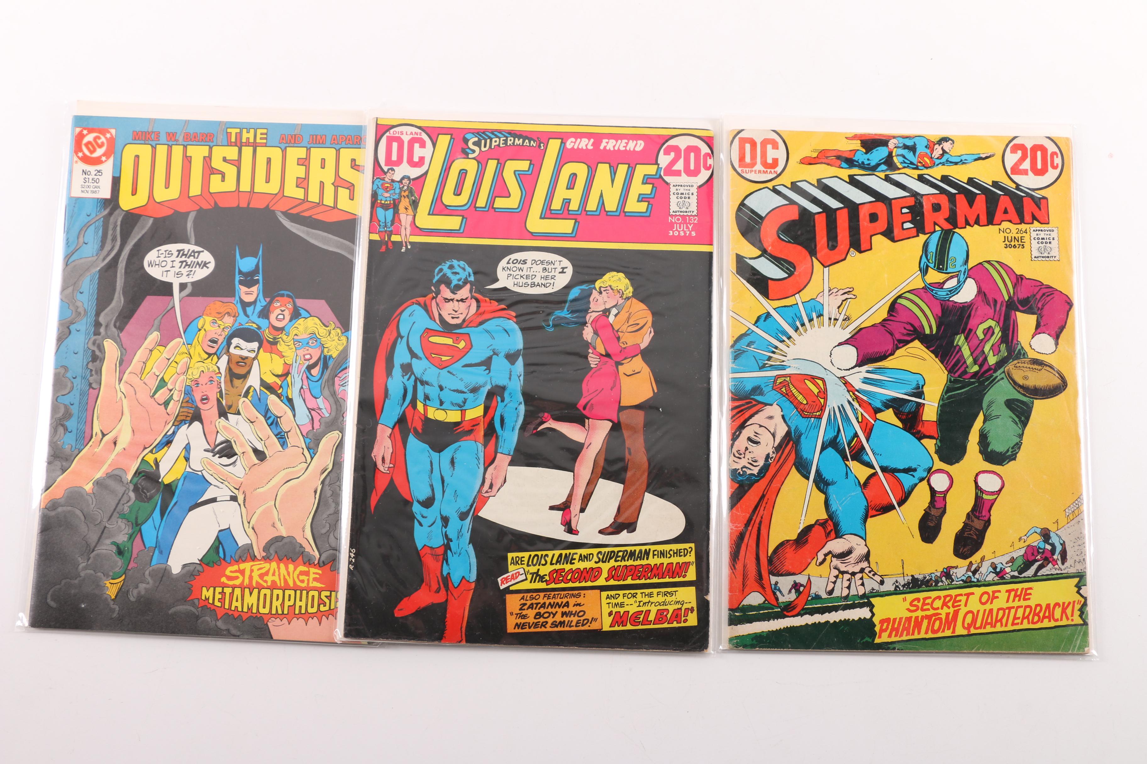 Bronze Age DC Comics Featuring Superman Memorial Set and "Checkmate!" Issue One