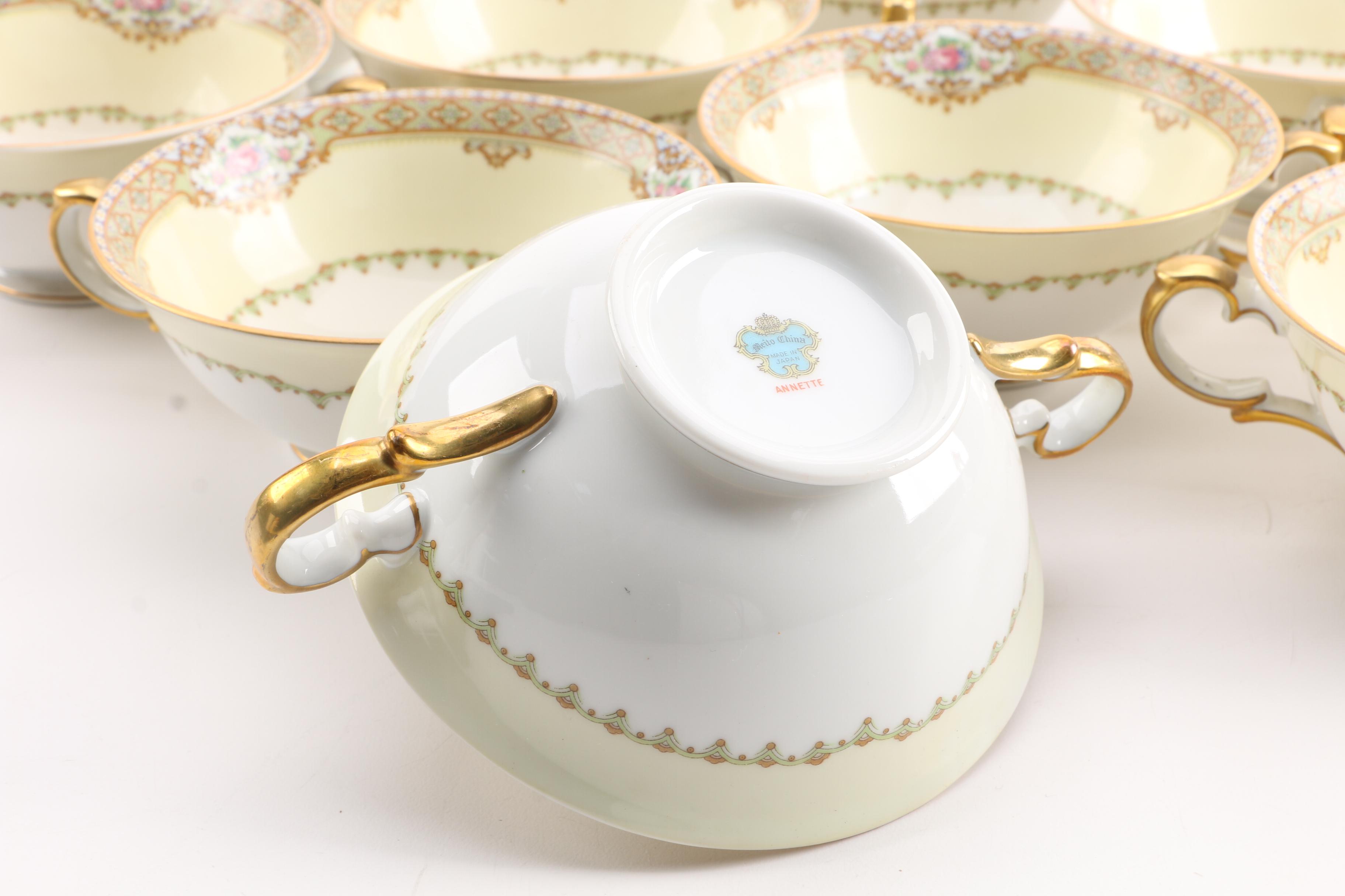 Vintage Meito "Annette" Dinnerware