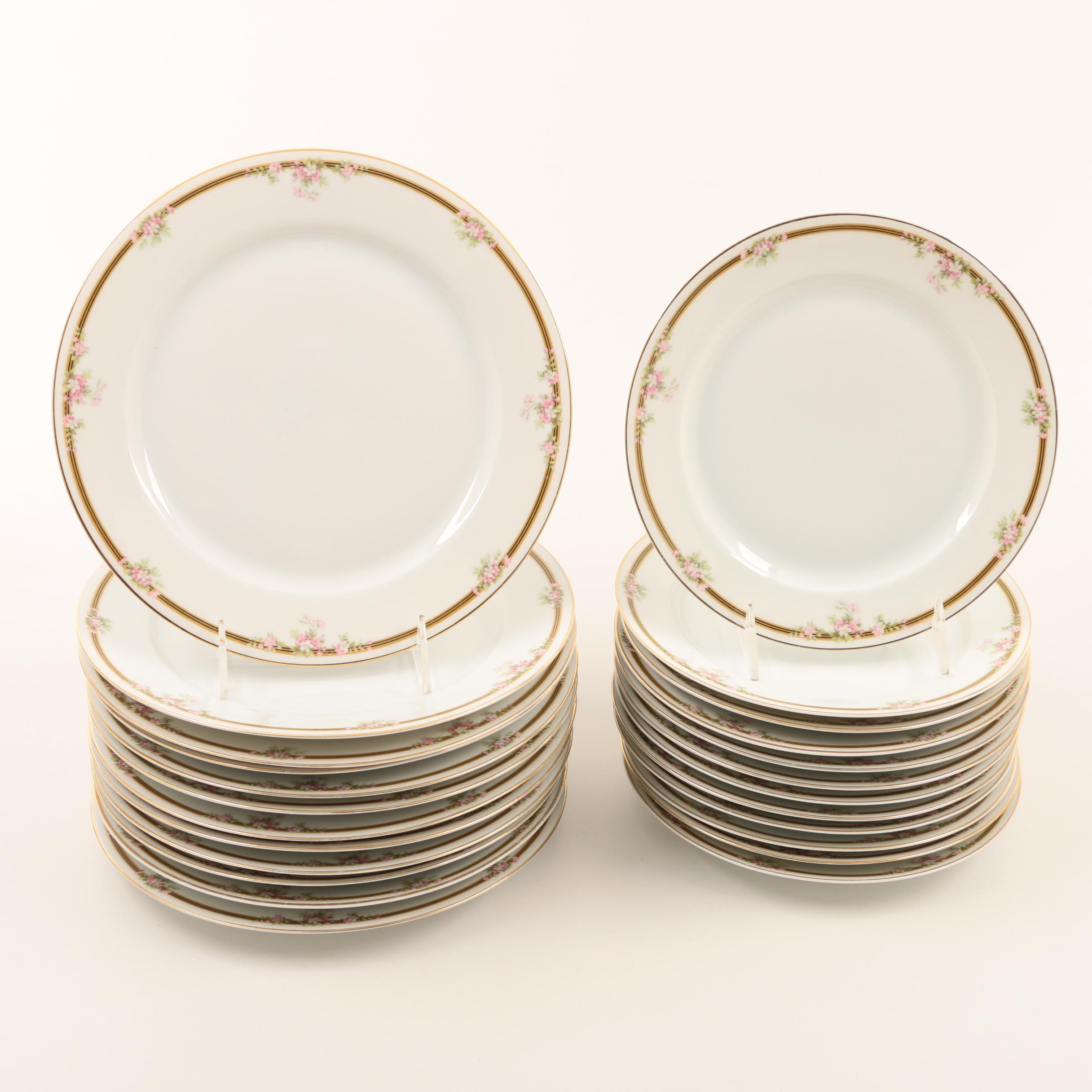 Vintage Tirschenreuth, Bavaria Porcelain Dinnerware Service