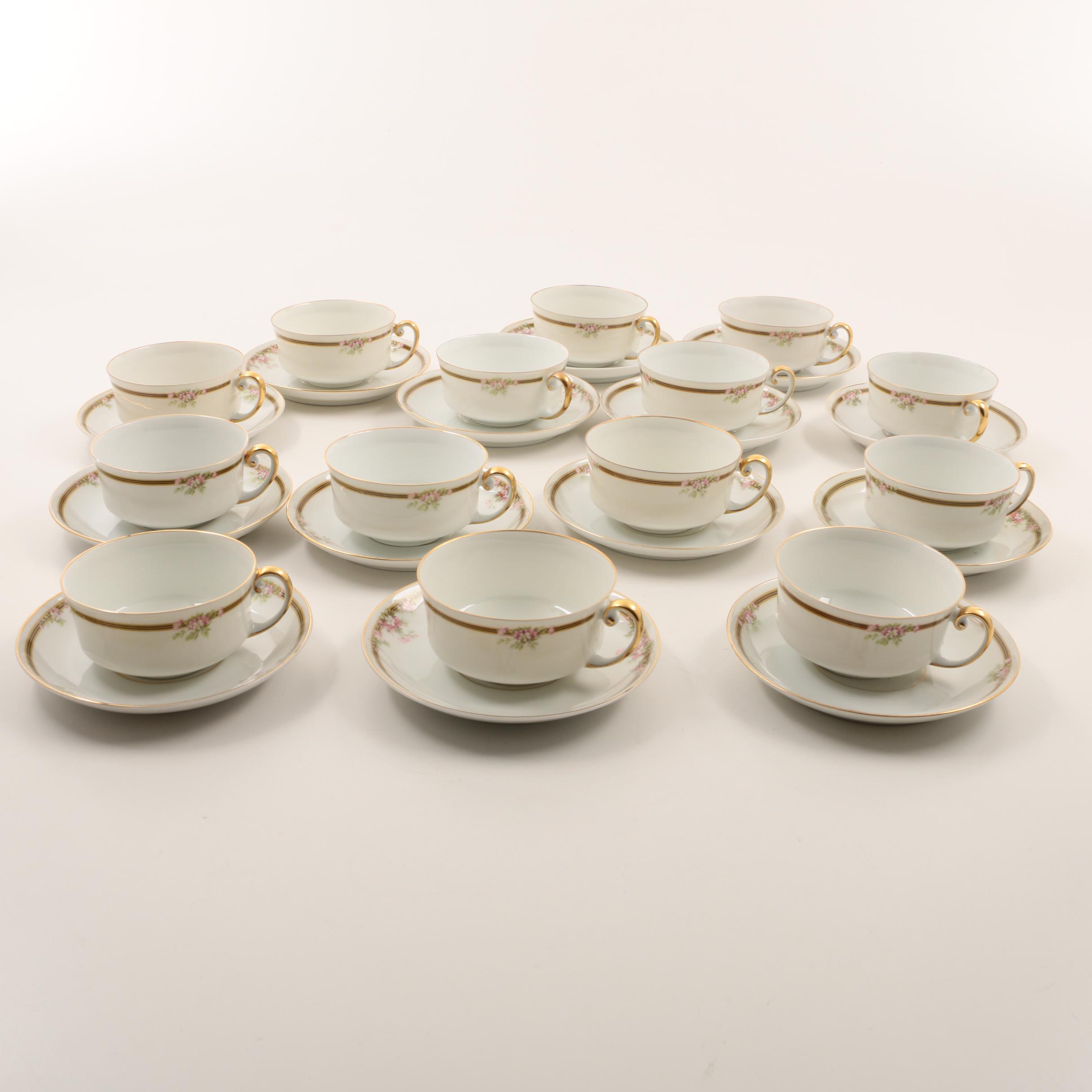 Vintage Tirschenreuth, Bavaria Porcelain Dinnerware Service