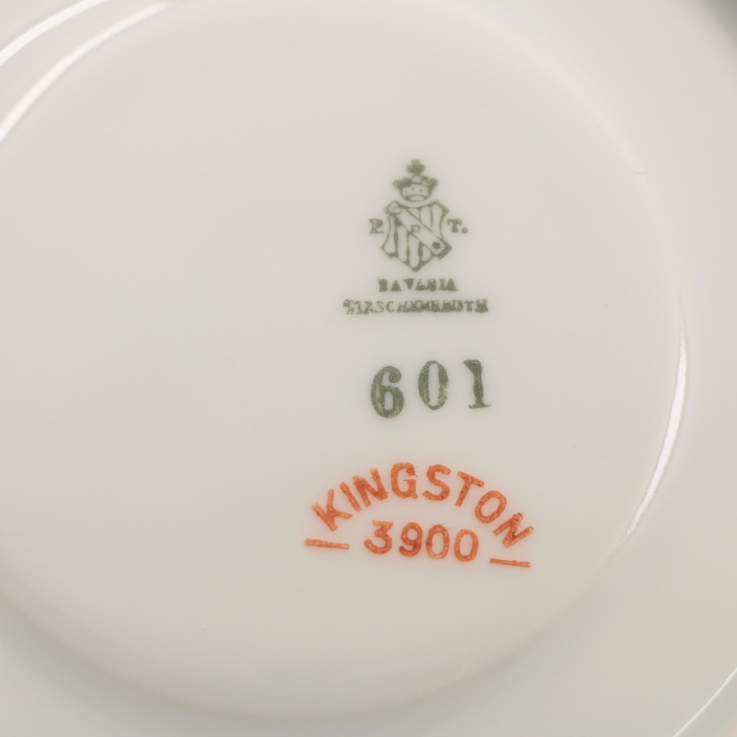 Vintage Tirschenreuth, Bavaria Porcelain Dinnerware Service