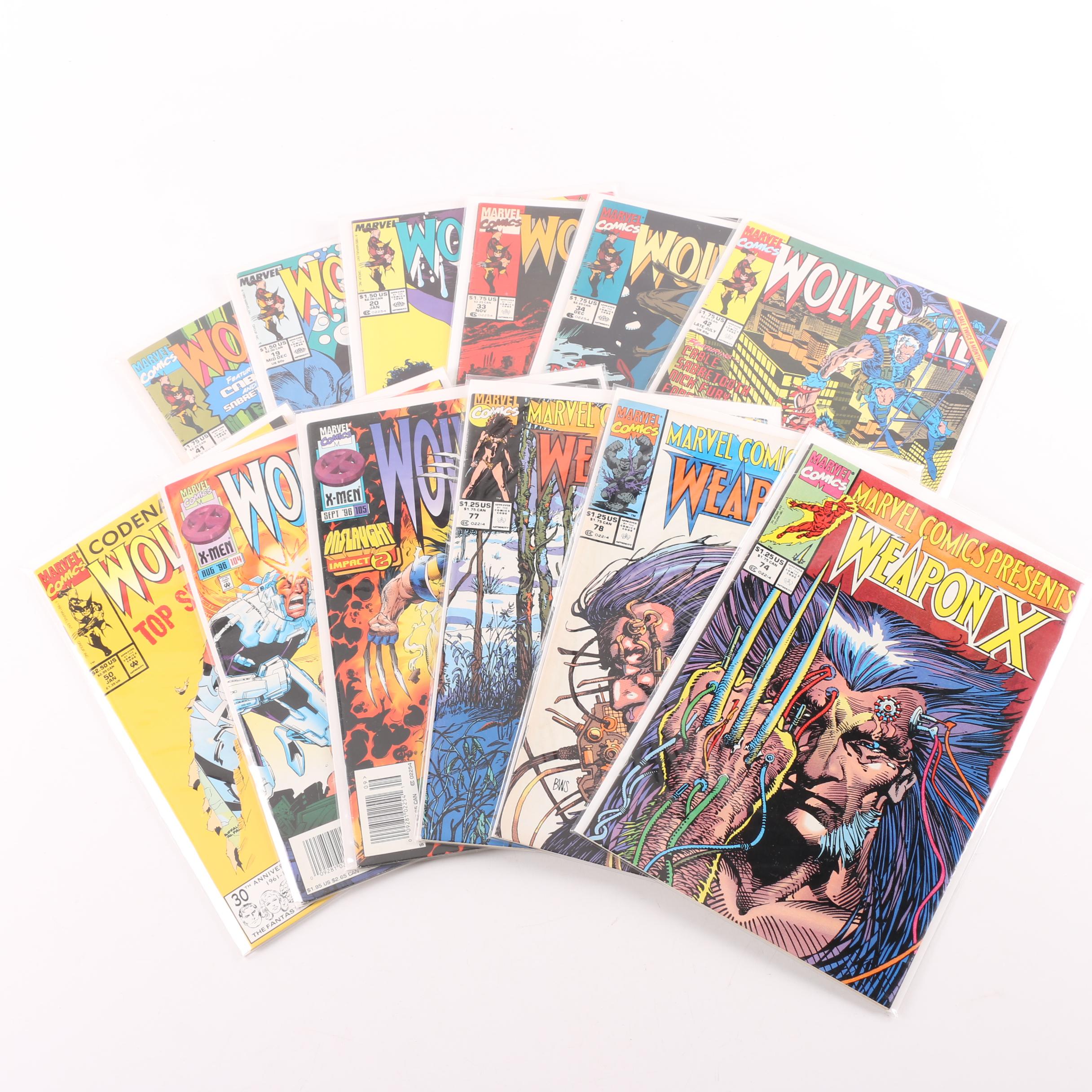 Modern Age Marvel "Wolverine" Comic Books