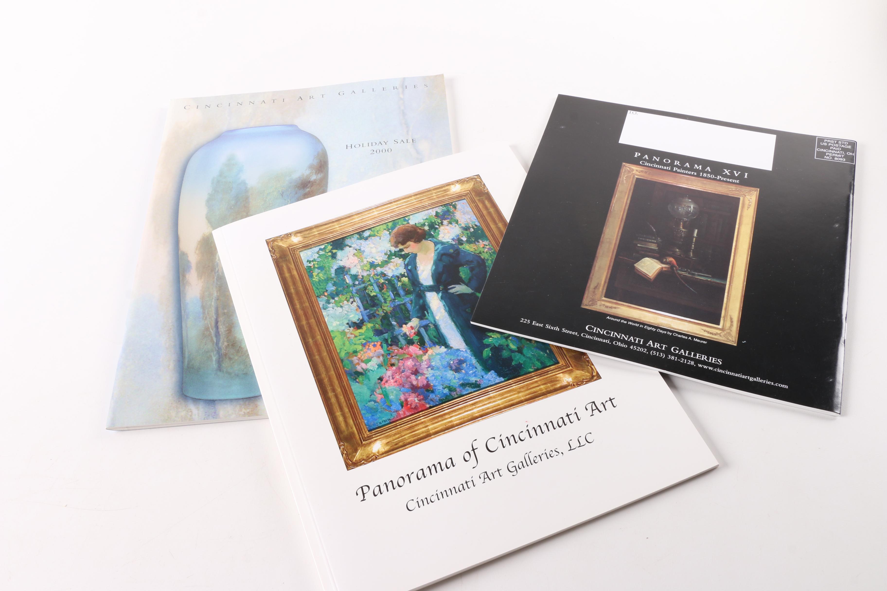 Collection of "Panorama of Cincinnati Art" Catalogs