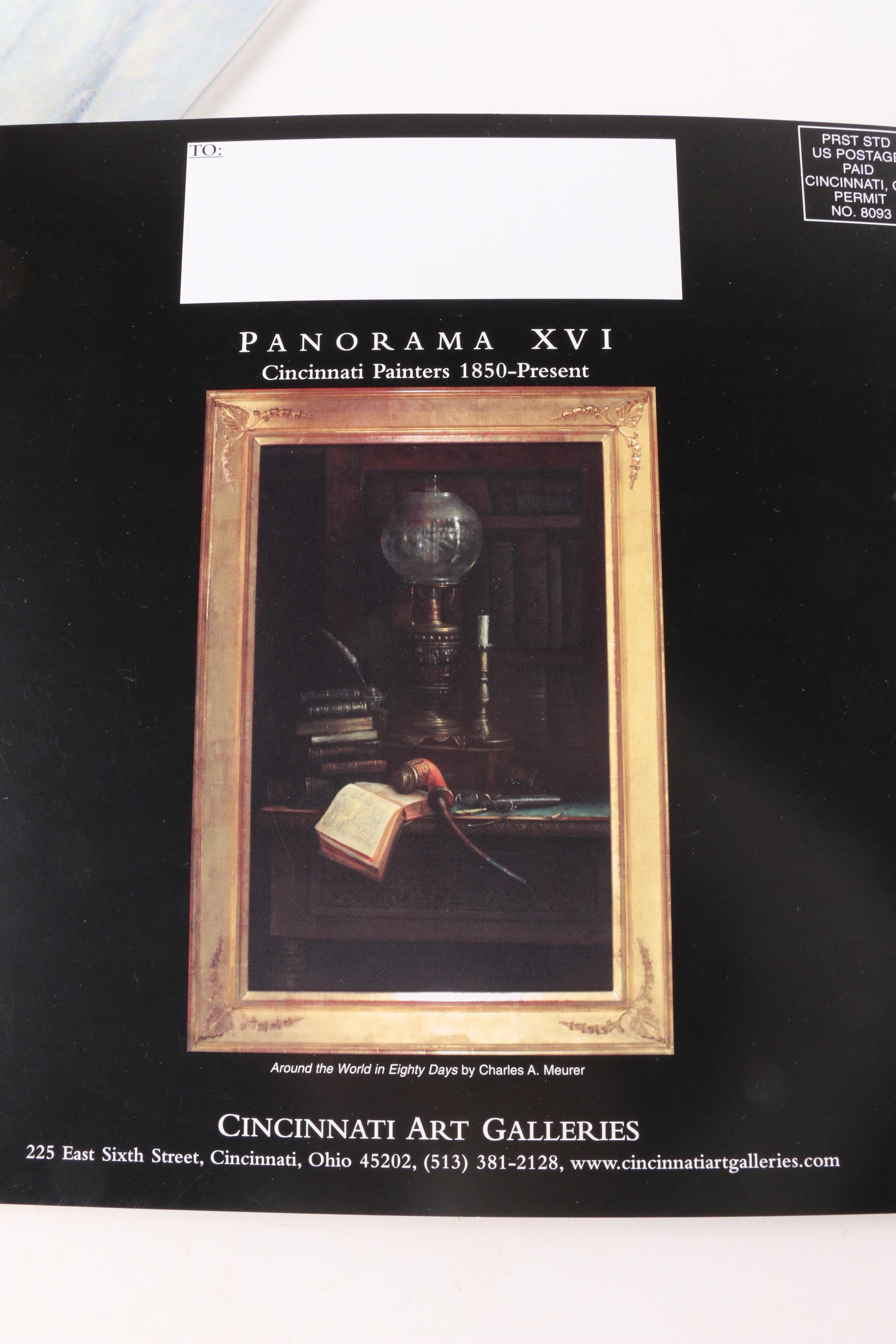 Collection of "Panorama of Cincinnati Art" Catalogs