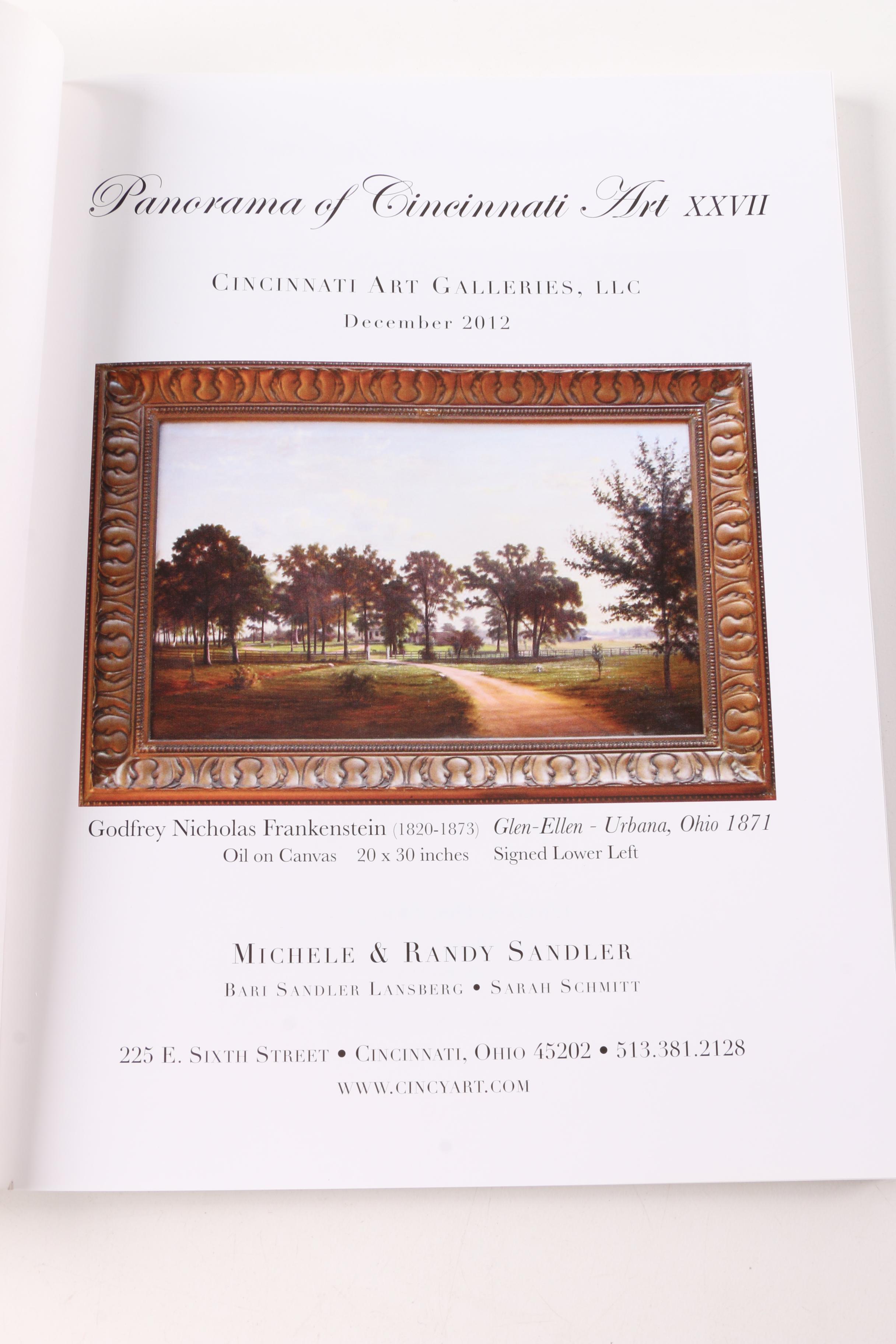 Collection of "Panorama of Cincinnati Art" Catalogs