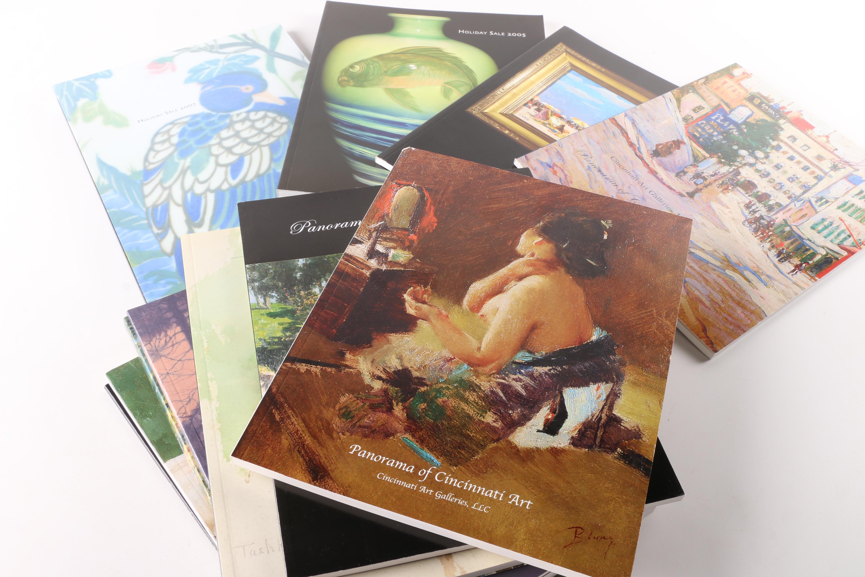 Collection of "Panorama of Cincinnati Art" Catalogs