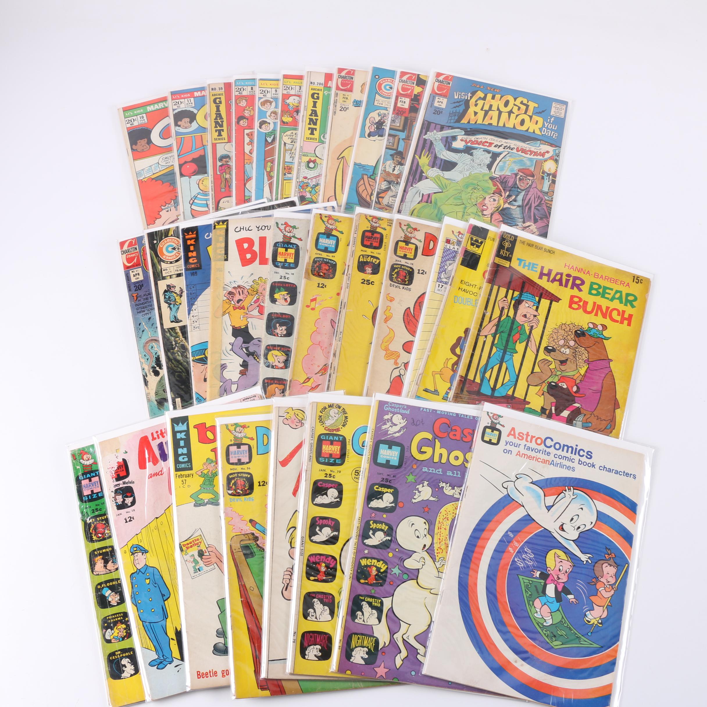 Vintage Comic Books Including "Popeye the Sailor" and "Calvin"