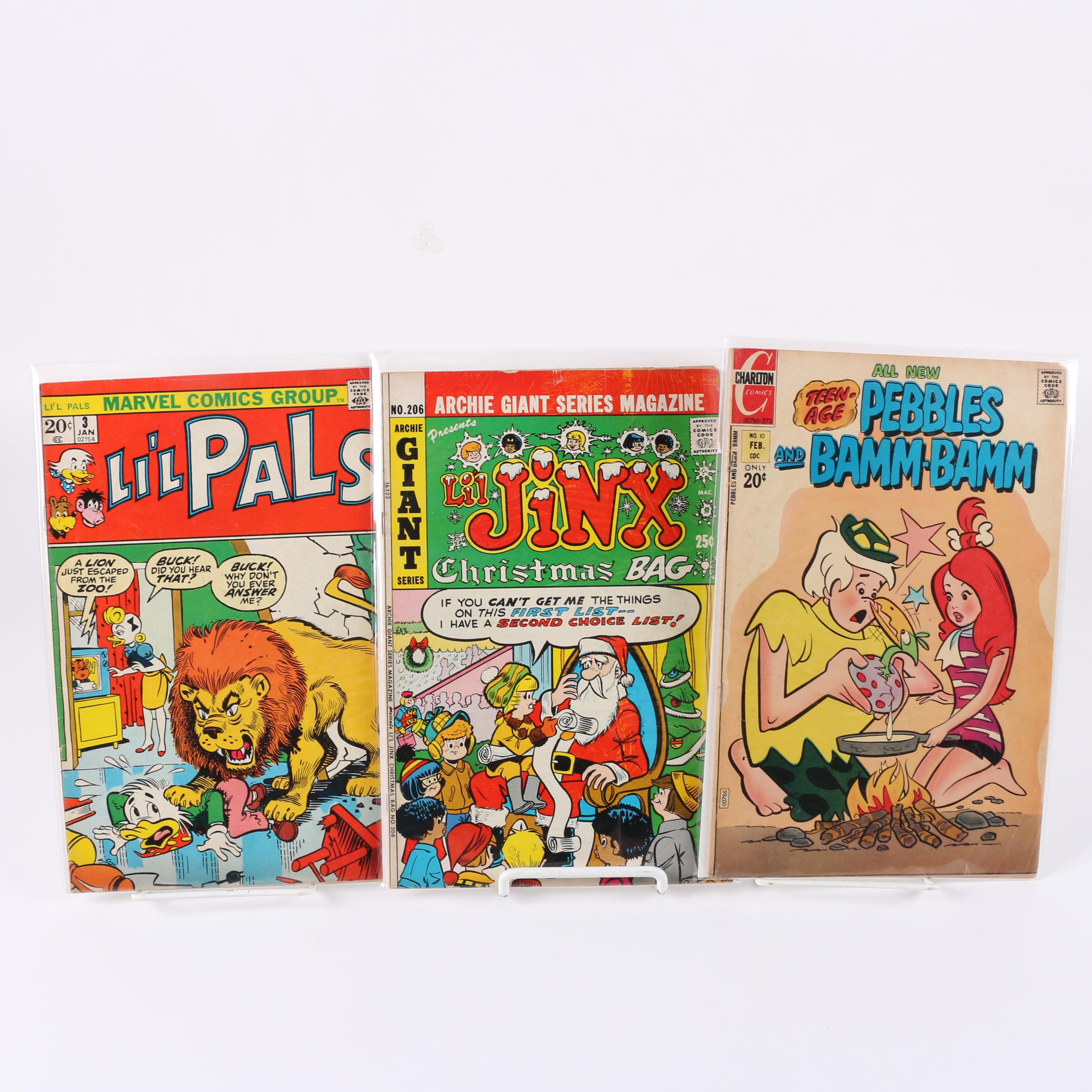 Vintage Comic Books Including "Popeye the Sailor" and "Calvin"