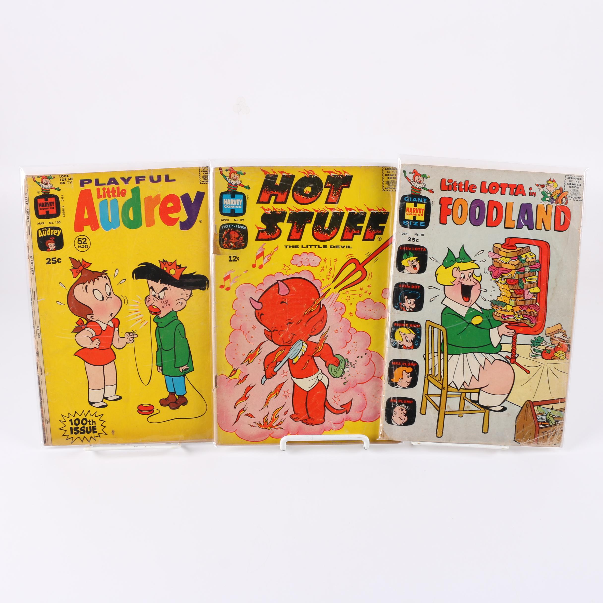 Vintage Comic Books Including "Popeye the Sailor" and "Calvin"