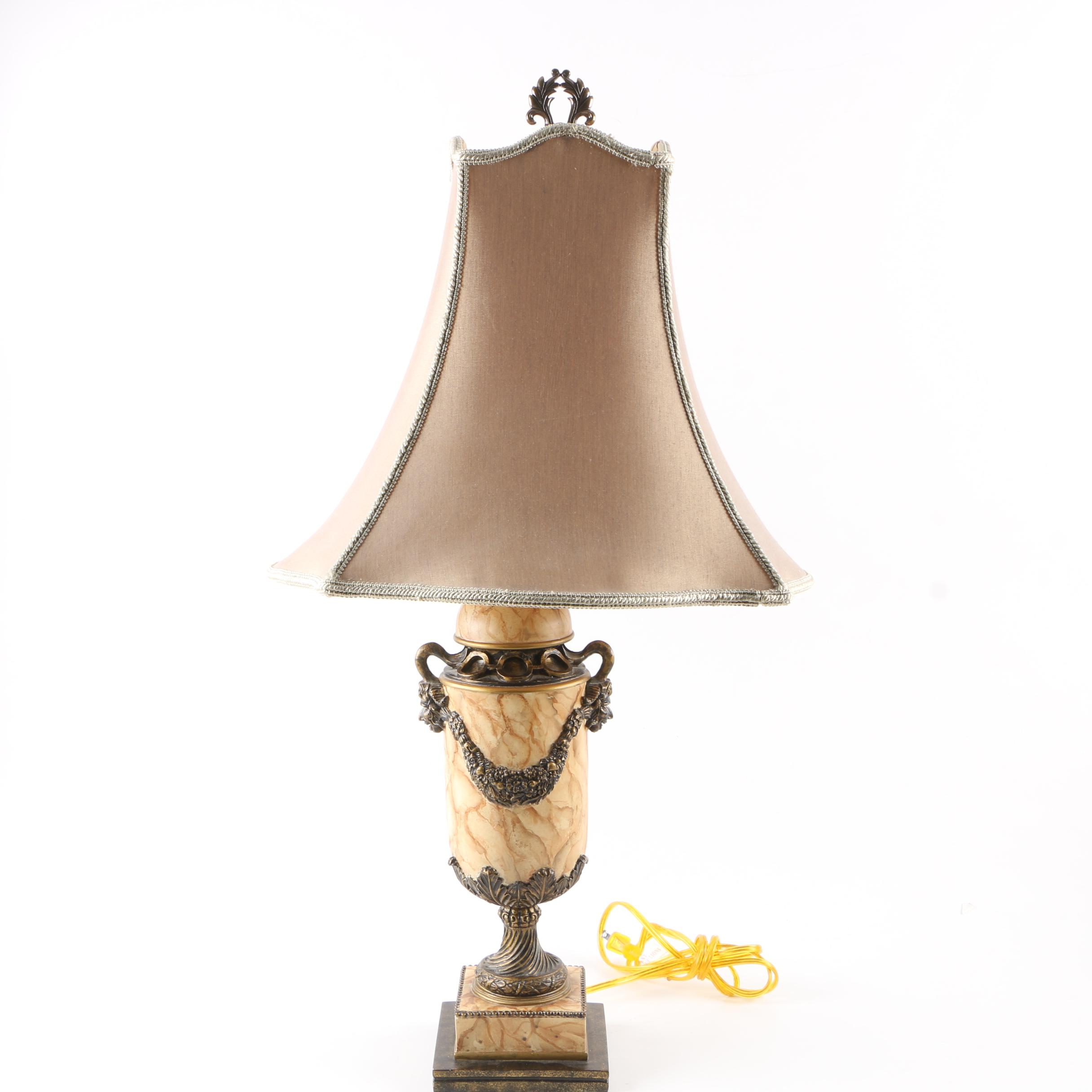 Contemporary Italianate Urn Table Lamp