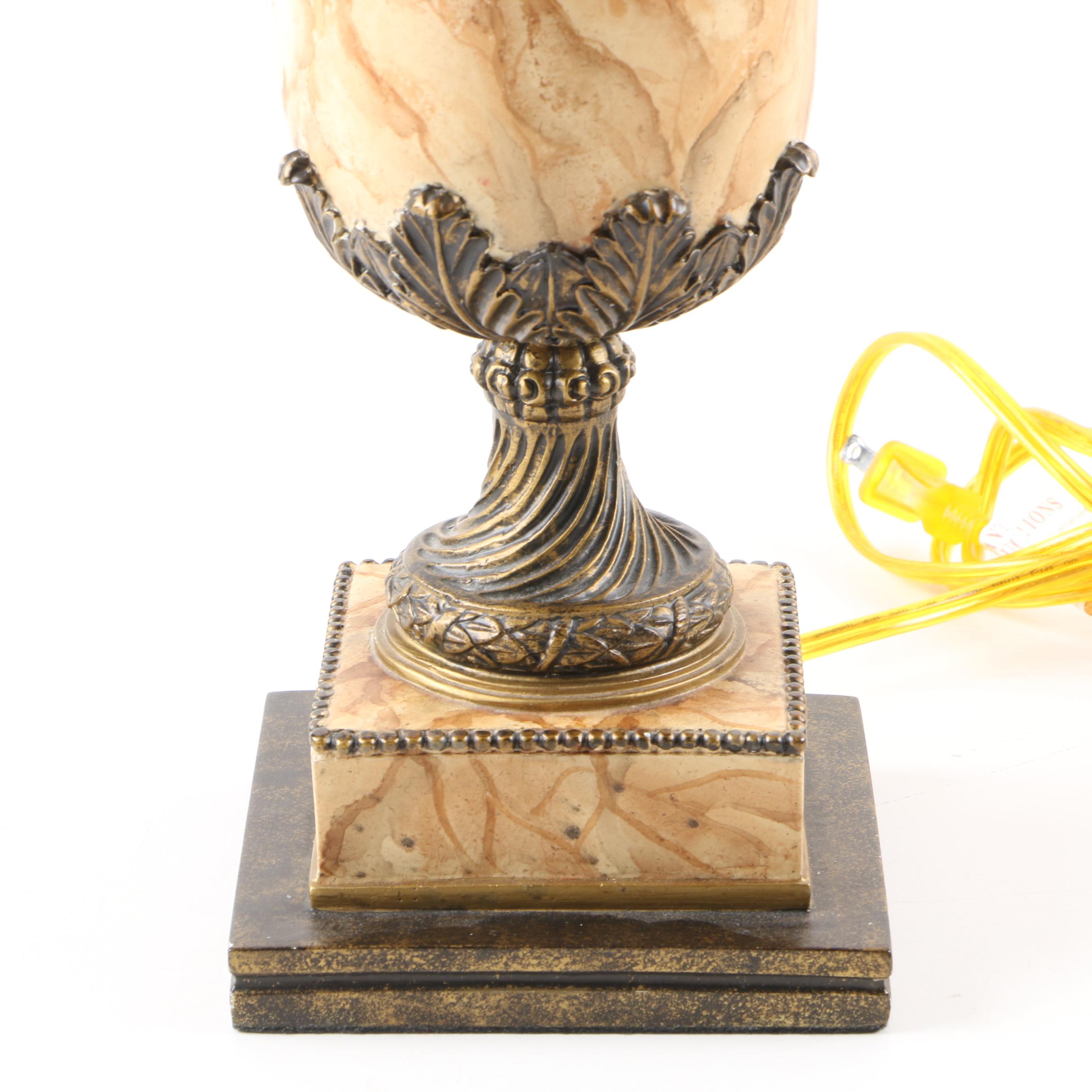 Contemporary Italianate Urn Table Lamp
