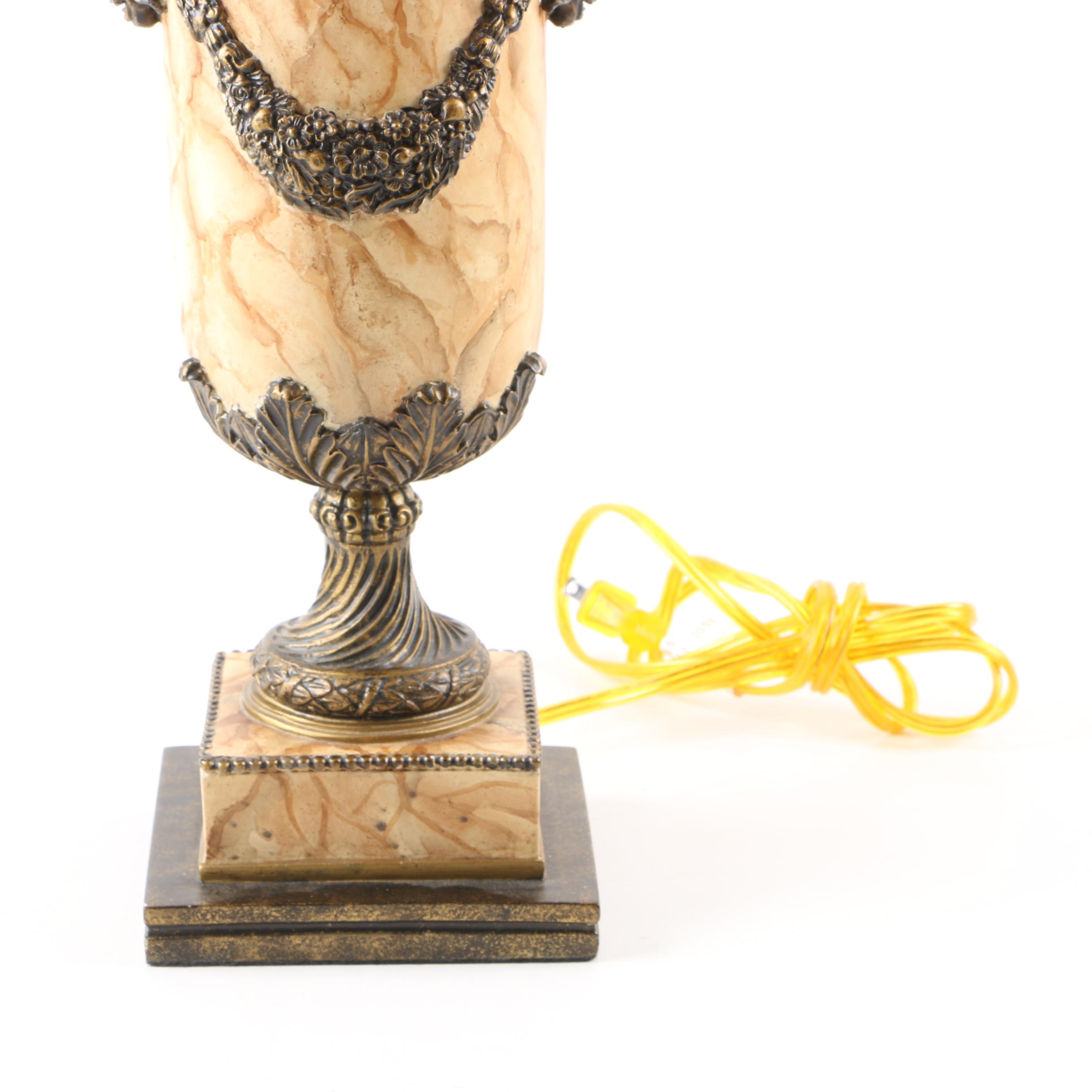 Contemporary Italianate Urn Table Lamp