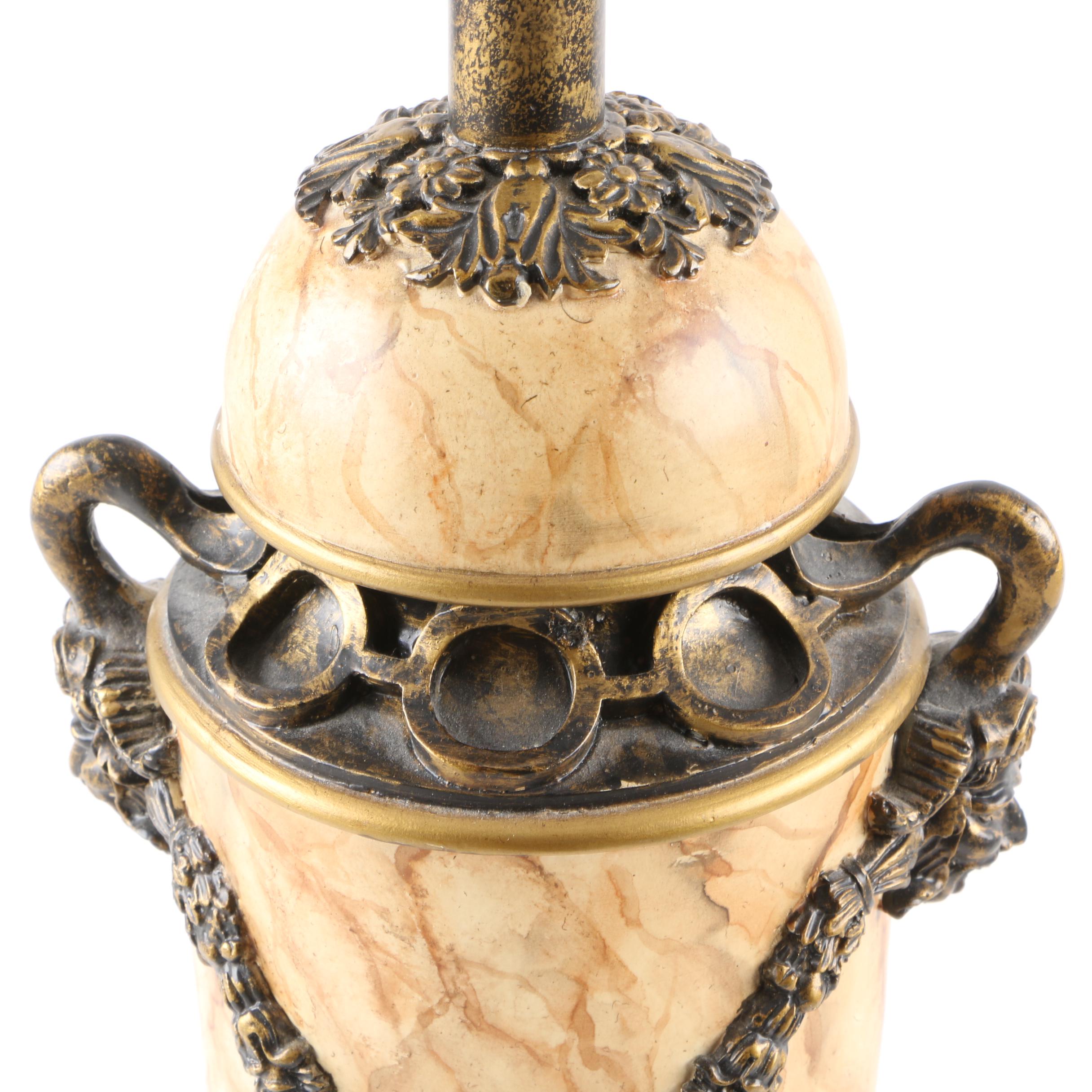 Contemporary Italianate Urn Table Lamp