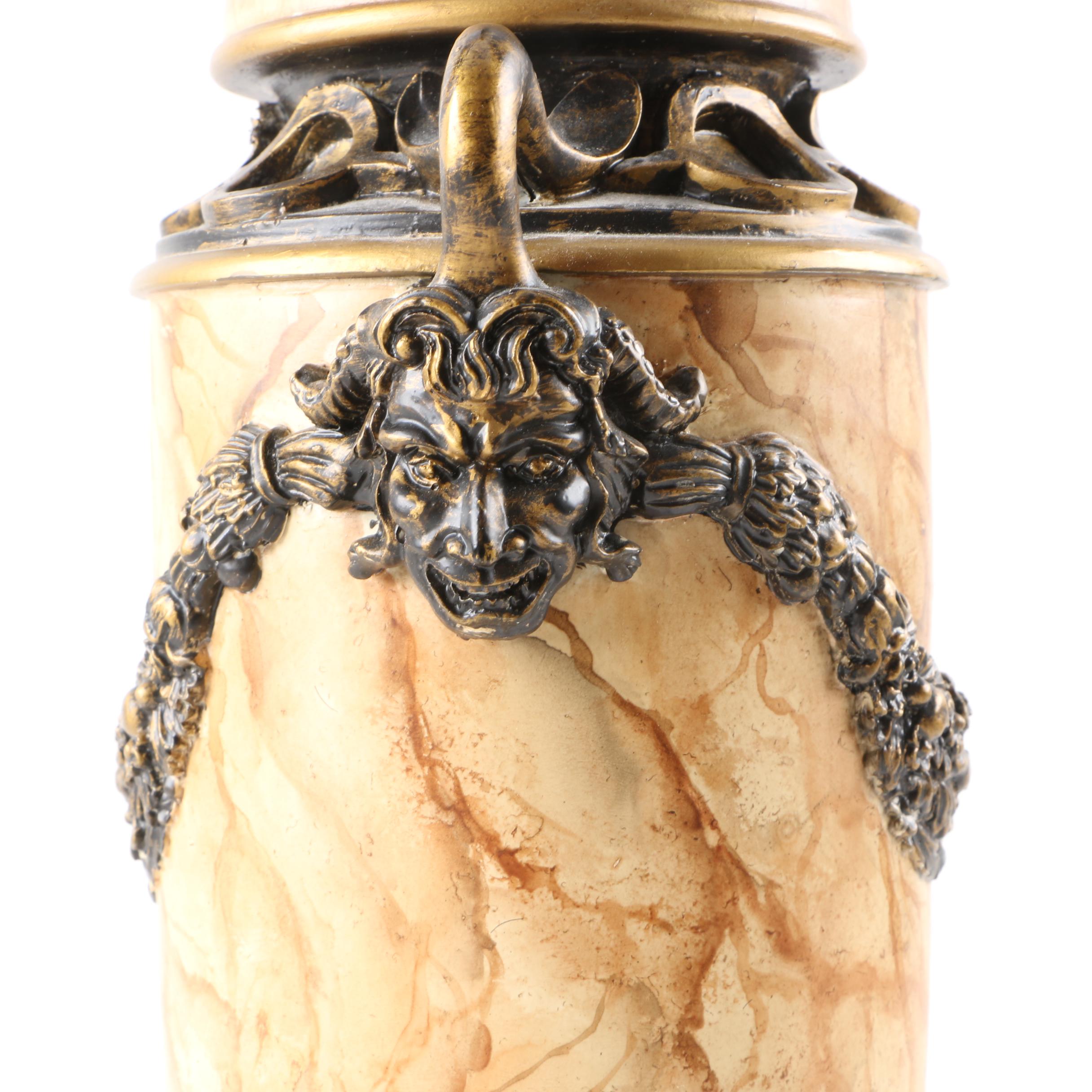 Contemporary Italianate Urn Table Lamp