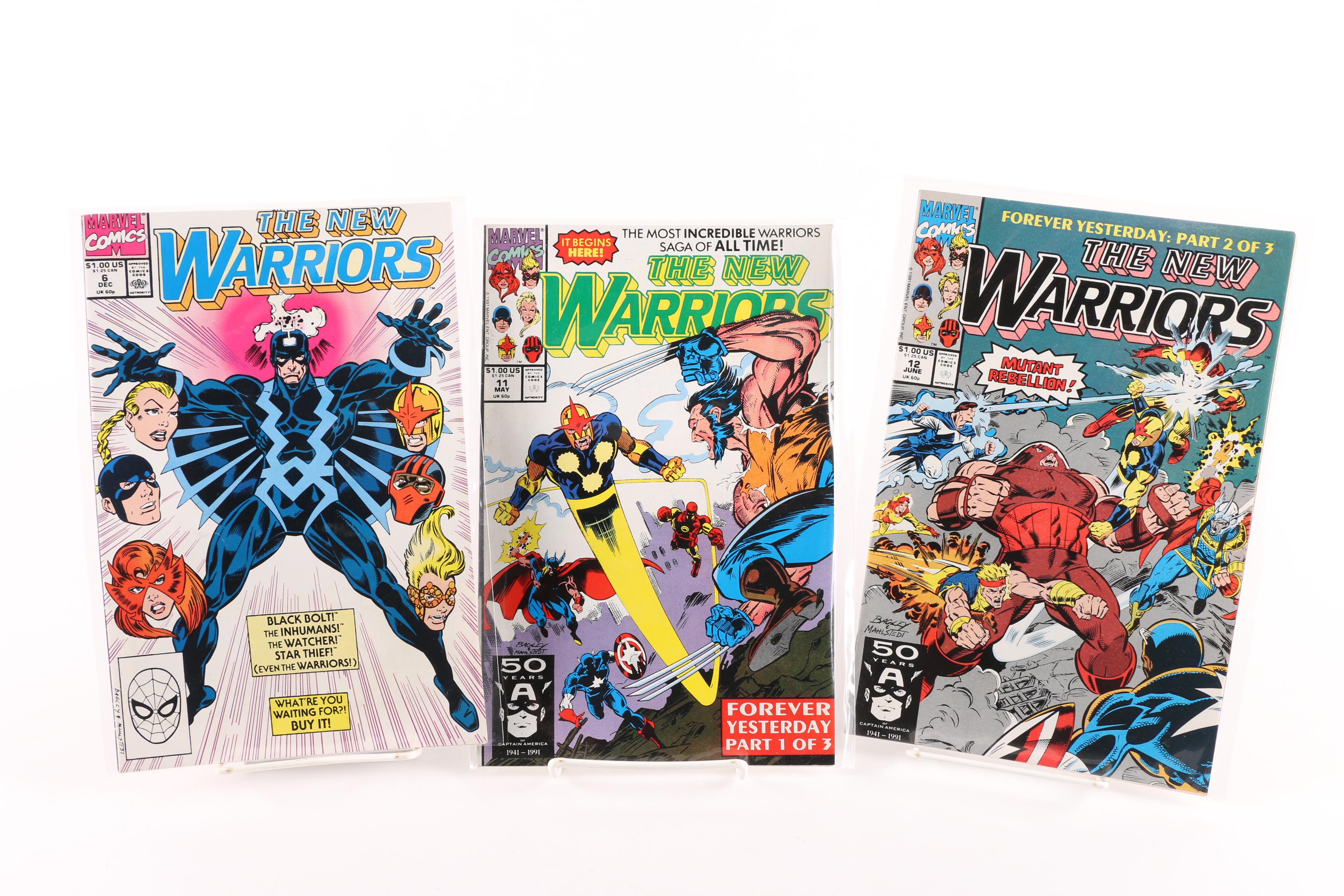 Modern Age Marvel Comic Books Including "Iron Man" and "Silver Surfer"