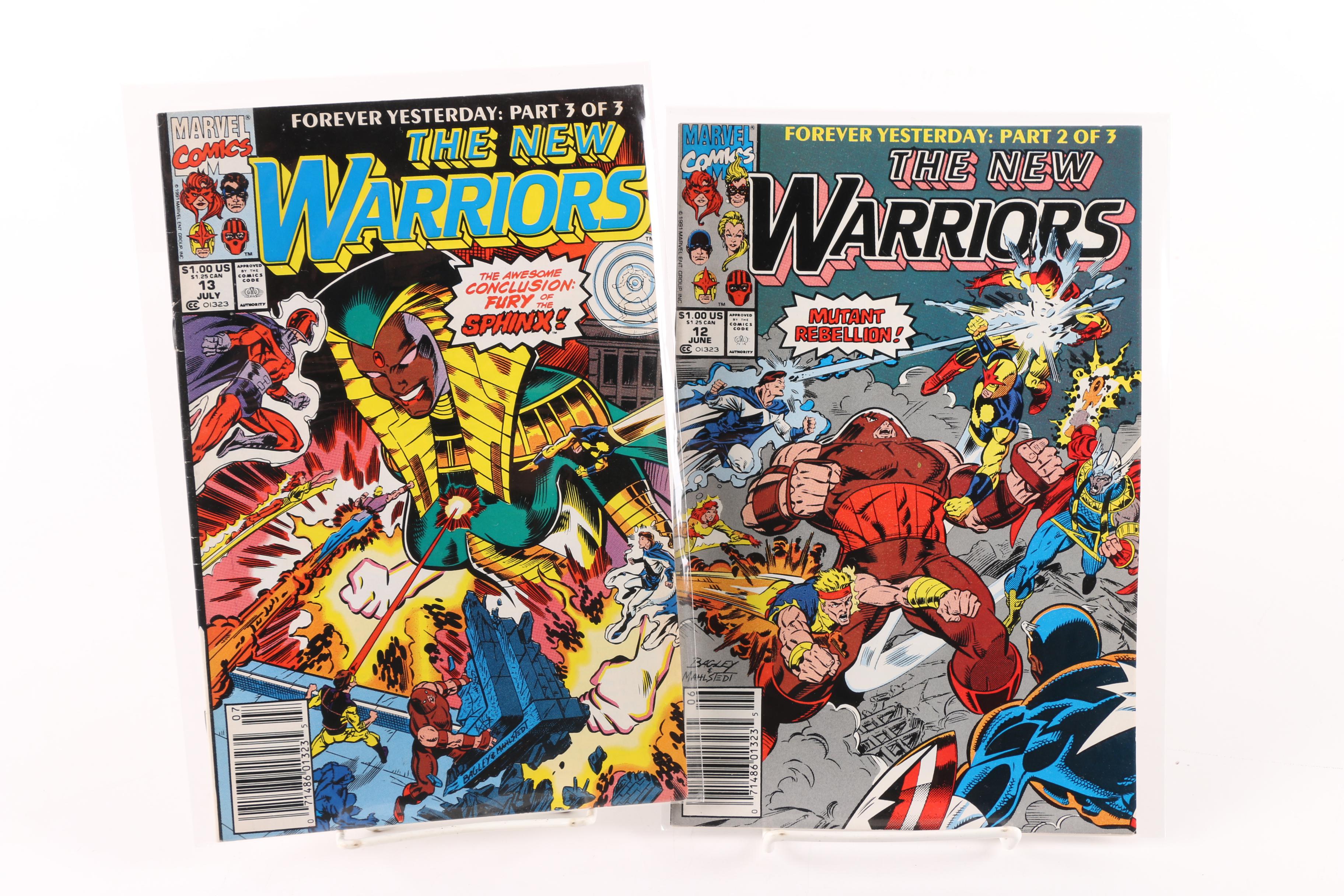 Modern Age Marvel Comic Books Including "Iron Man" and "Silver Surfer"