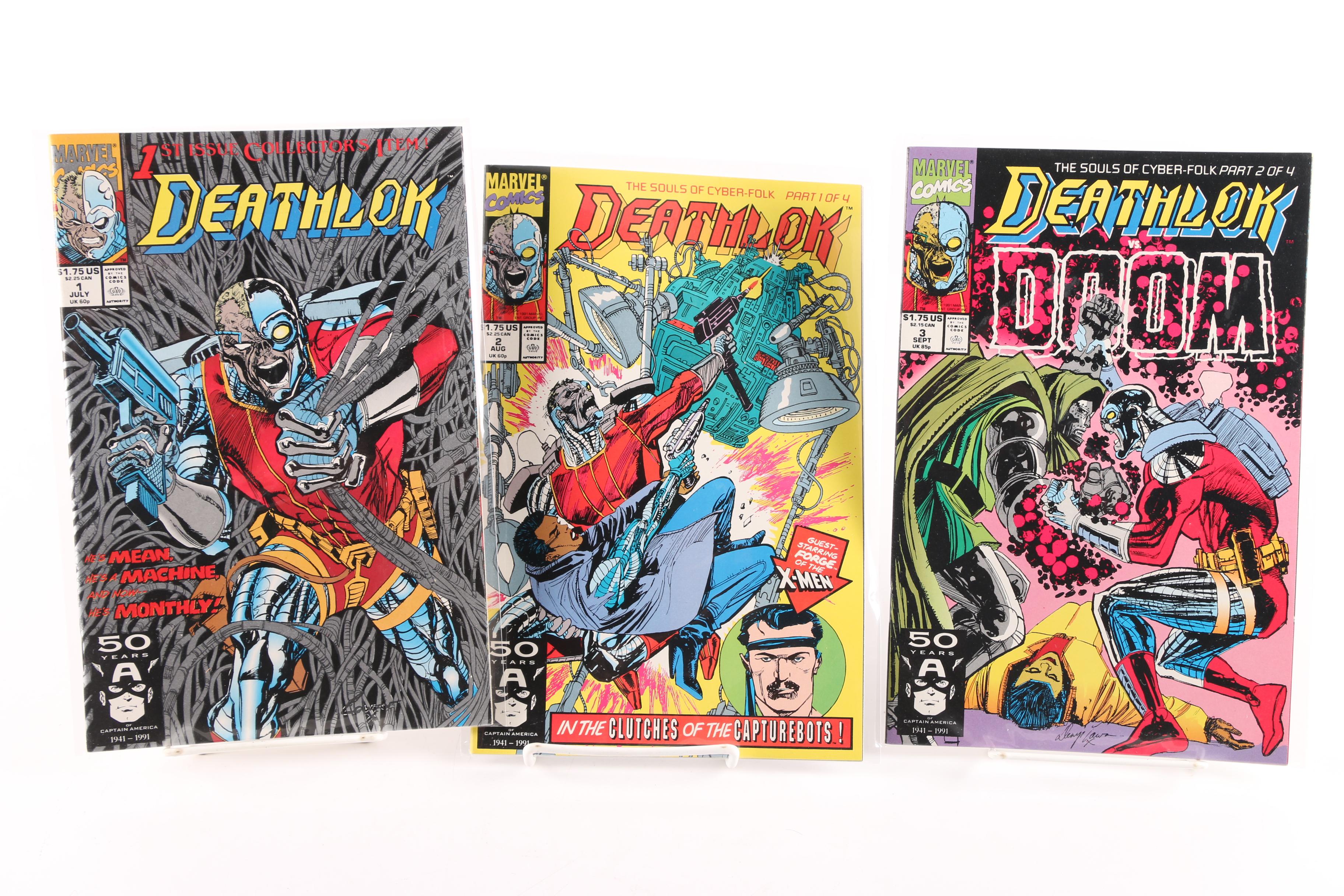 Modern Age Marvel Comic Books Including "Iron Man" and "Silver Surfer"