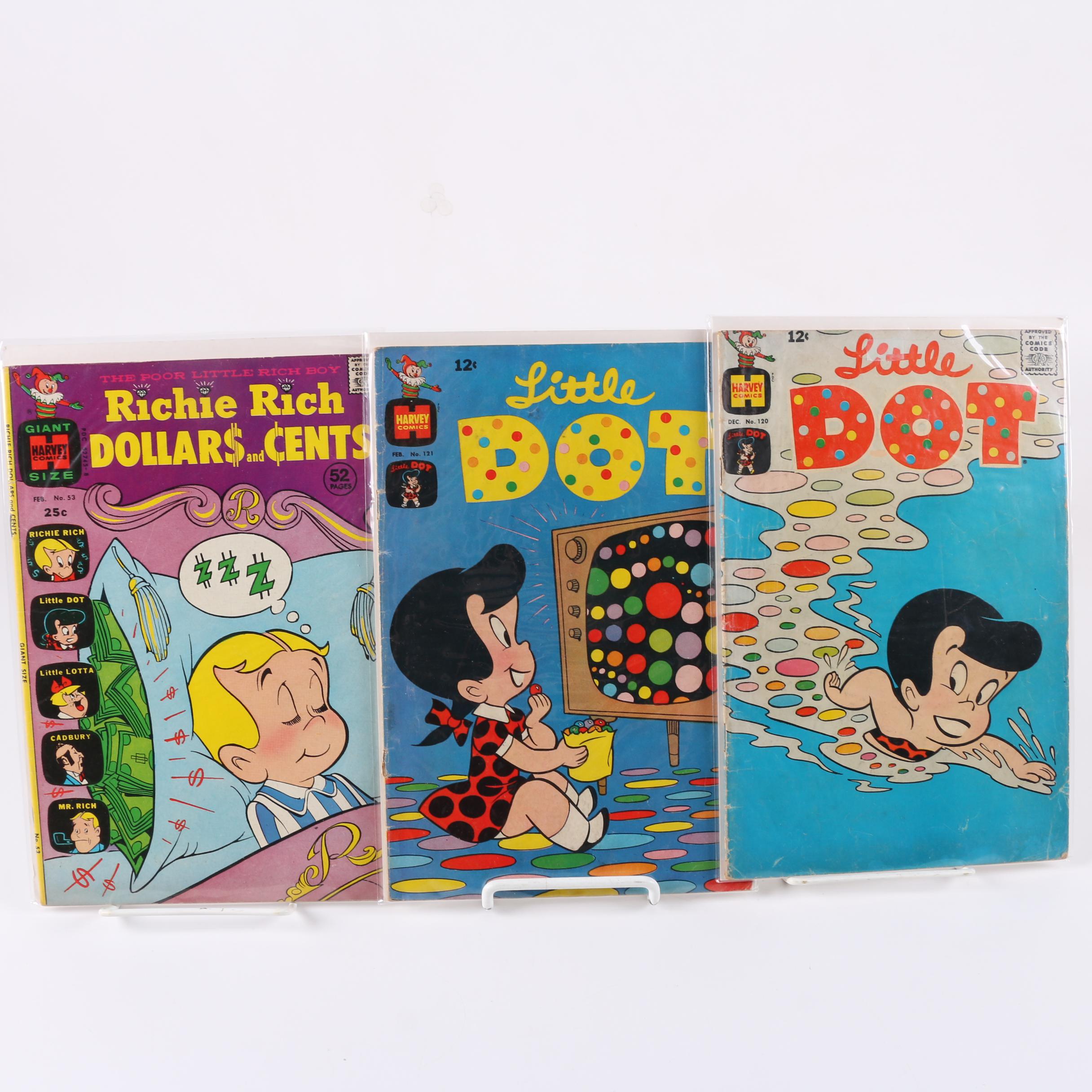 "Richie Rich" and "Little Dot" Silver Age Harvey Comics
