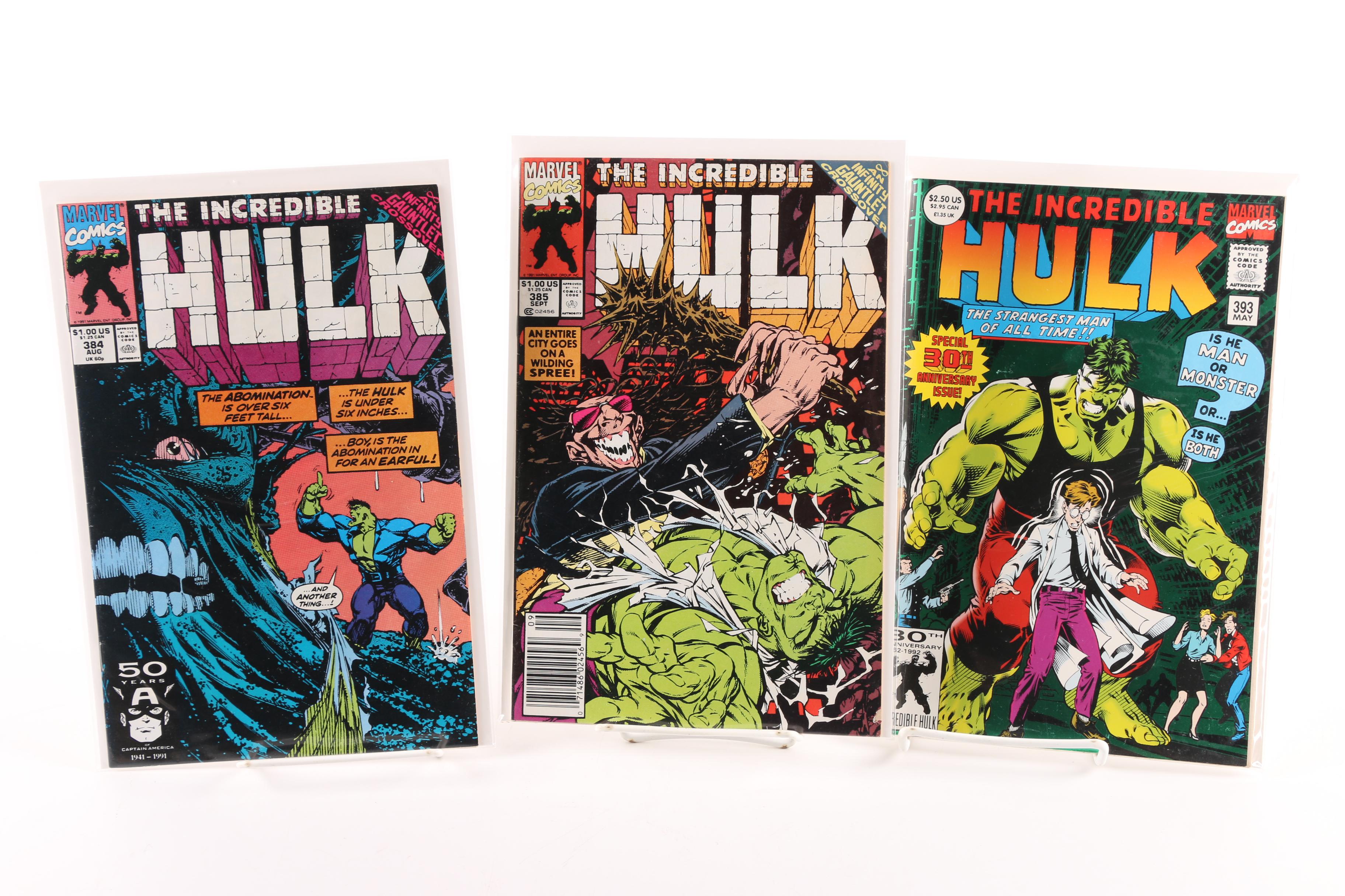 Modern Age Marvel Comic Books Including "X-Factor" and "The Infinity Gauntlet"