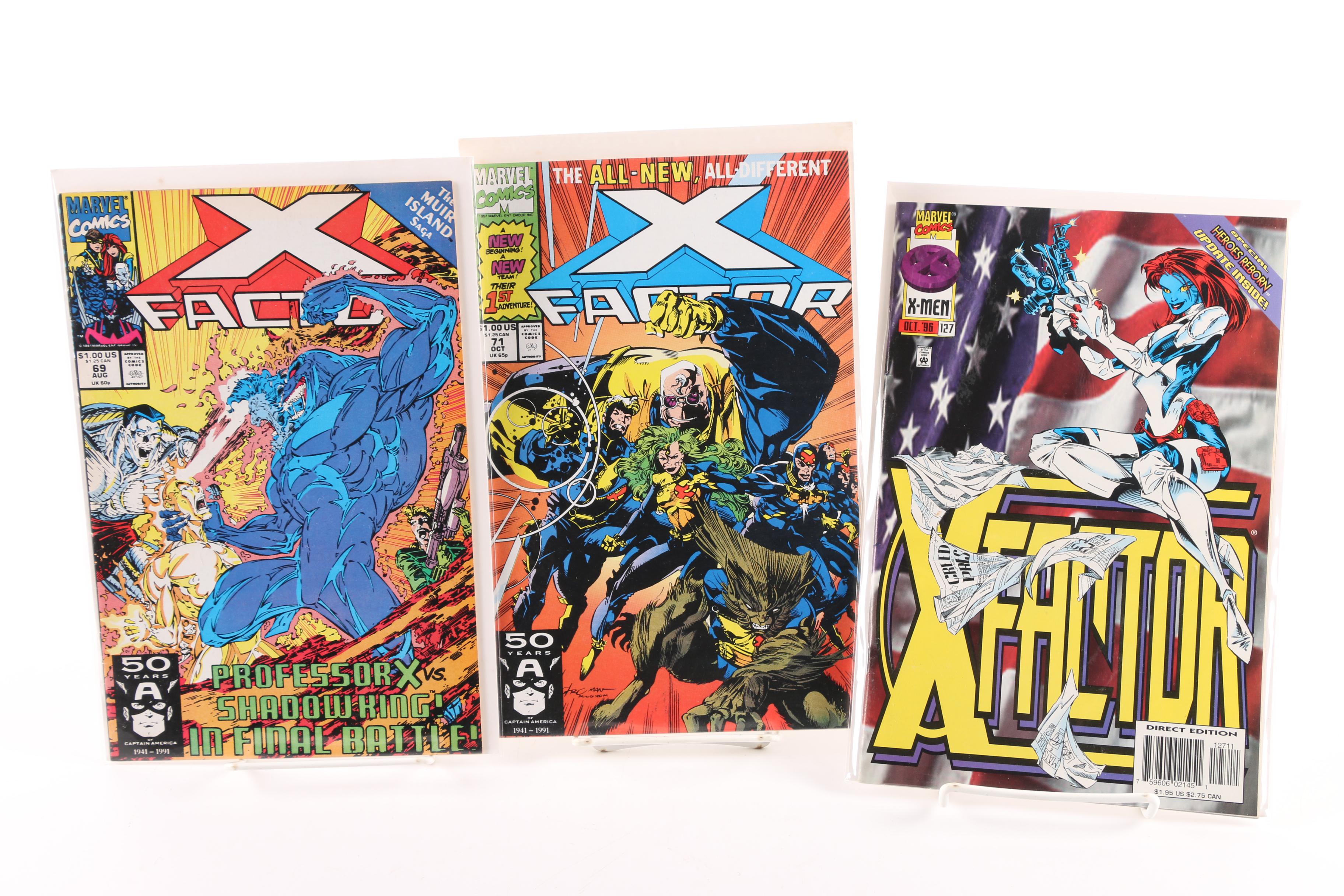 Modern Age Marvel Comic Books Including "X-Factor" and "The Infinity Gauntlet"