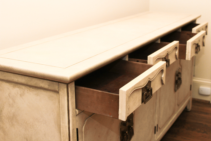 Henredon Asian Style Painted Wood Buffet