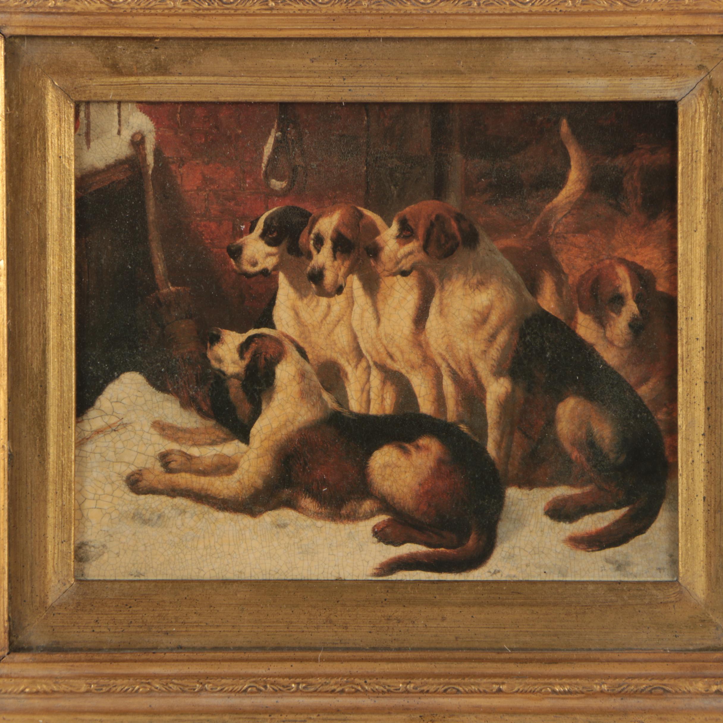 Offset Lithograph After Joseph Henry Sharp "The Intruder"