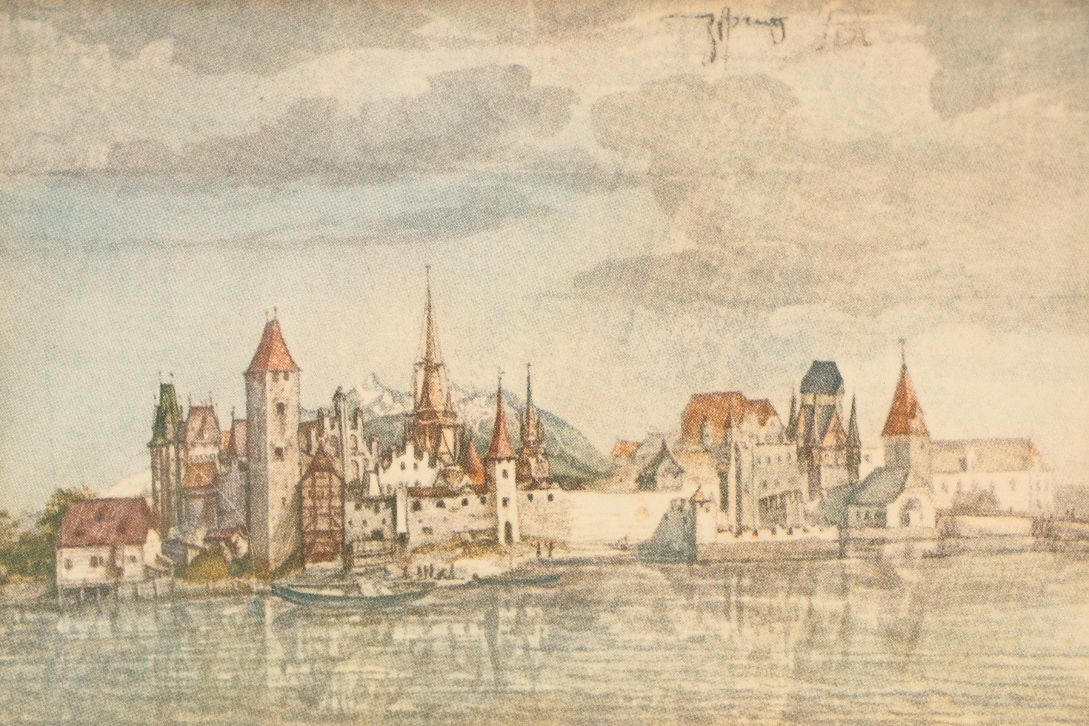 Offset Lithographs After Albrecht Dürer and Johan Barthold Jongkind