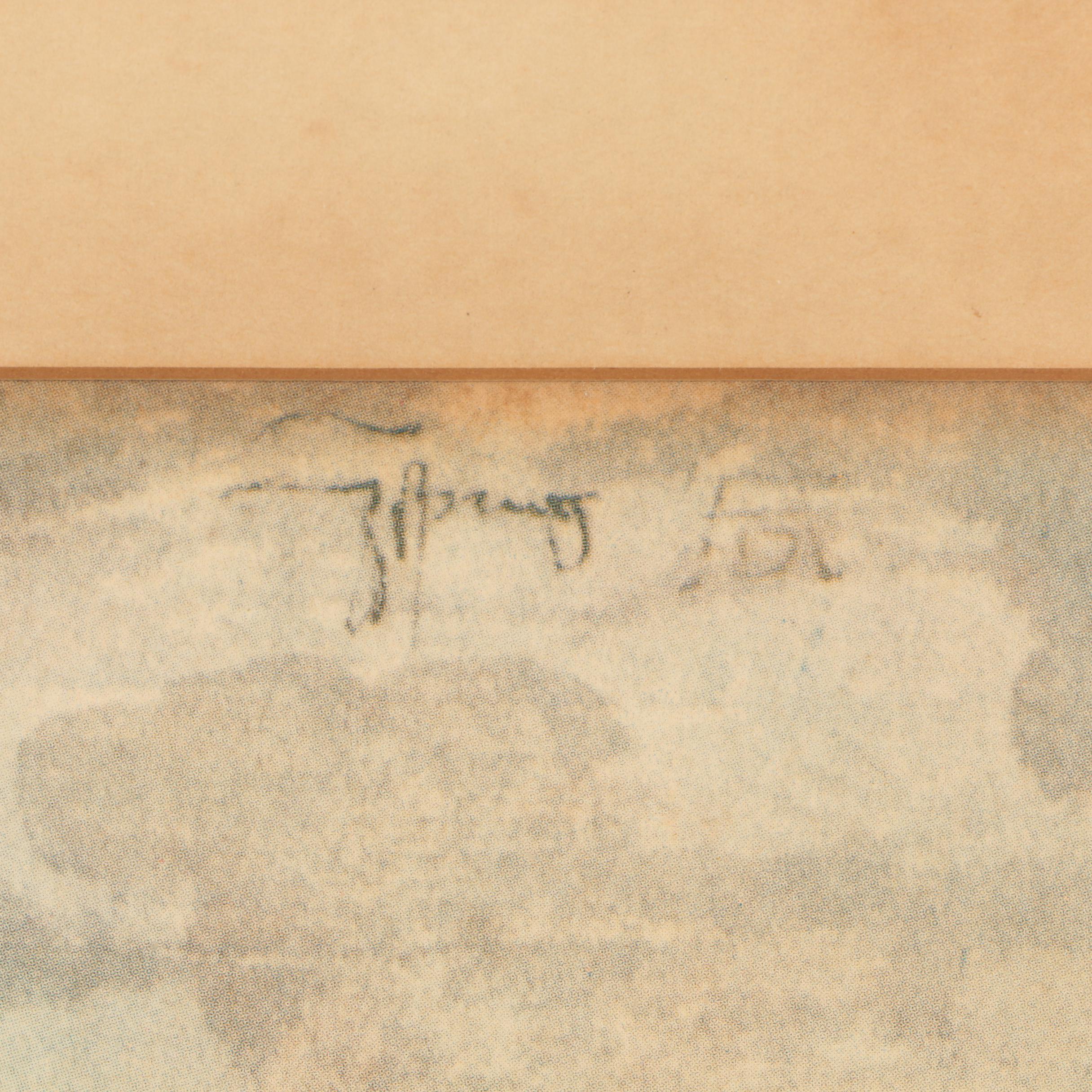 Offset Lithographs After Albrecht Dürer and Johan Barthold Jongkind