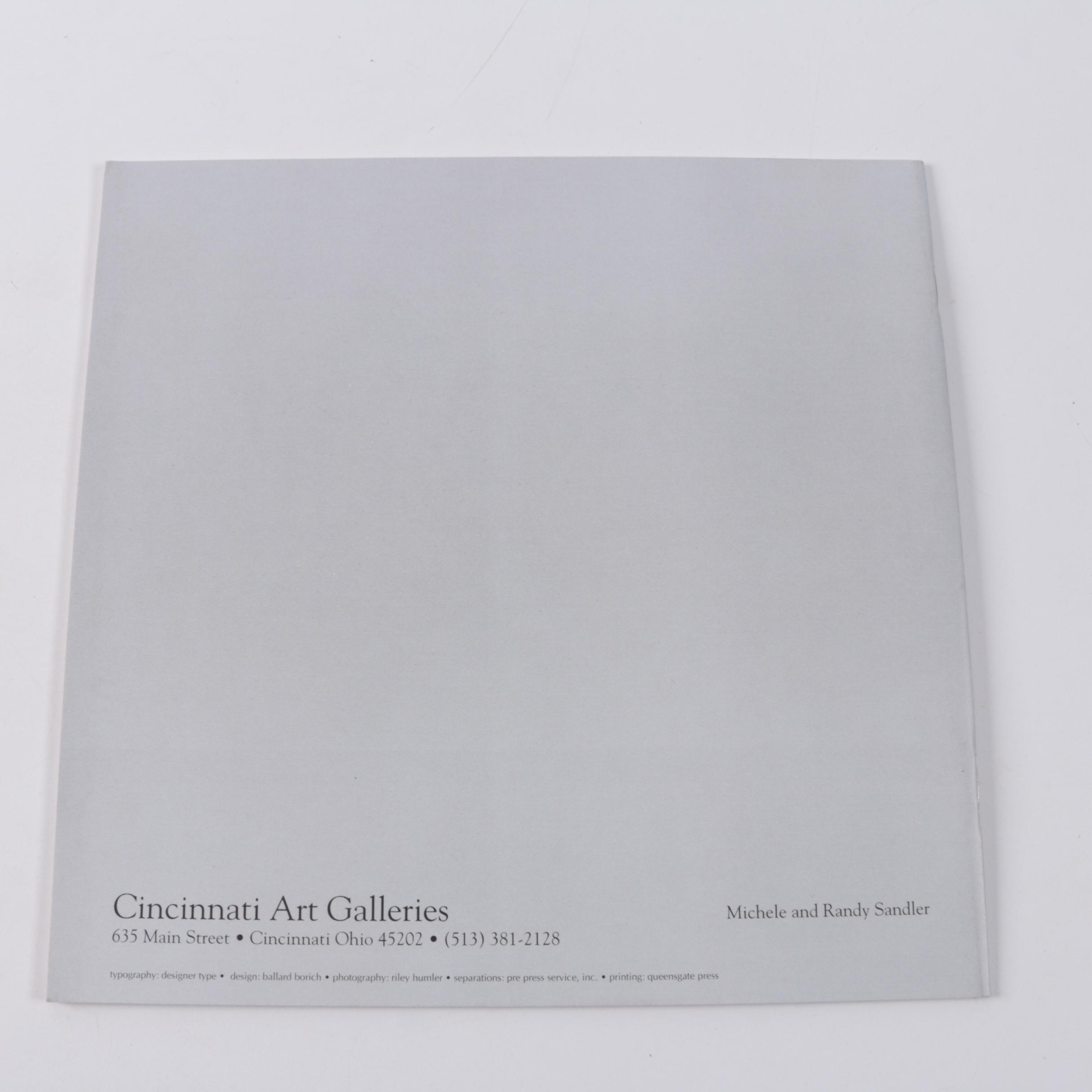 Cincinnati Area Art Books and Catalogs Including Carl John Zimmerman