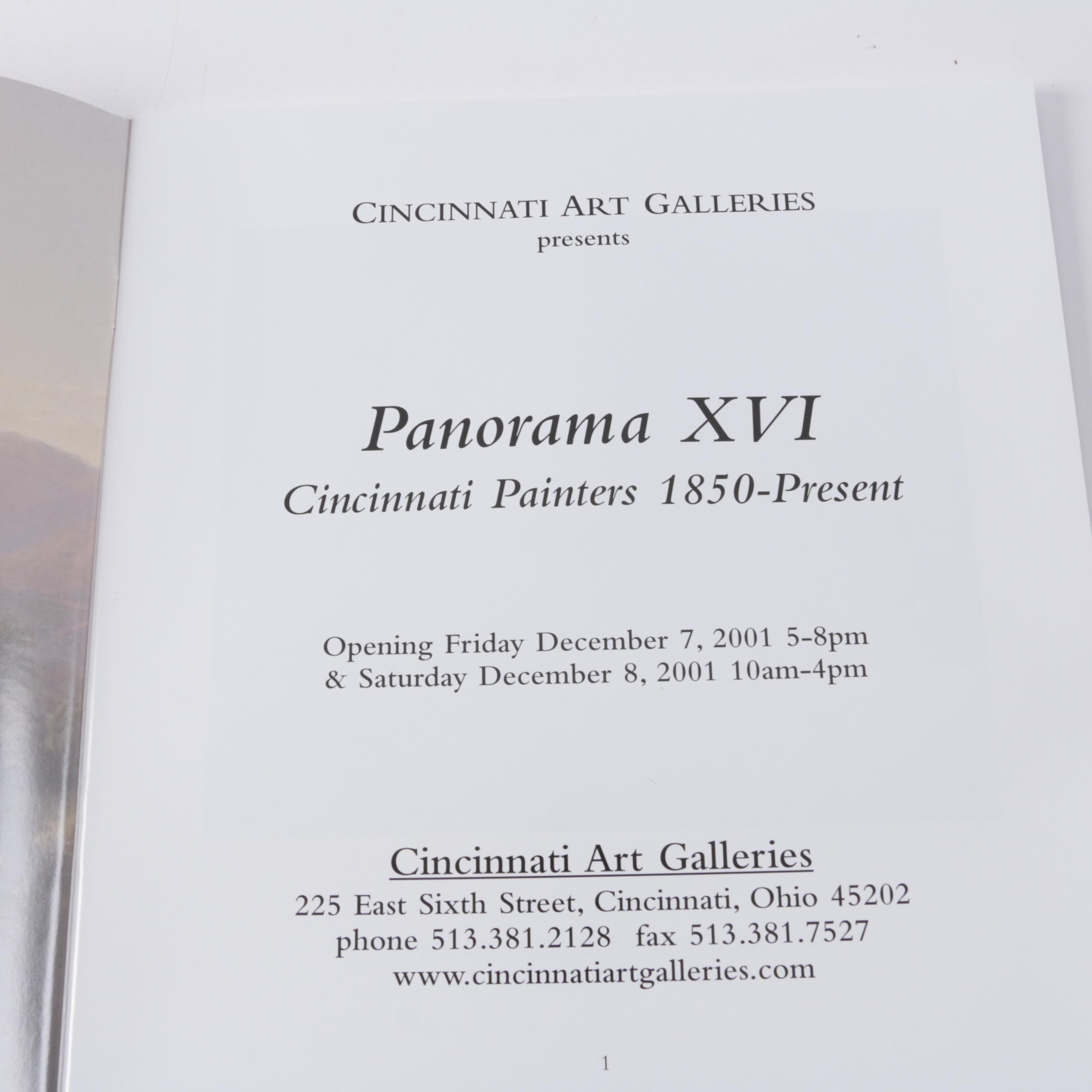 Cincinnati Area Art Books and Catalogs Including Carl John Zimmerman