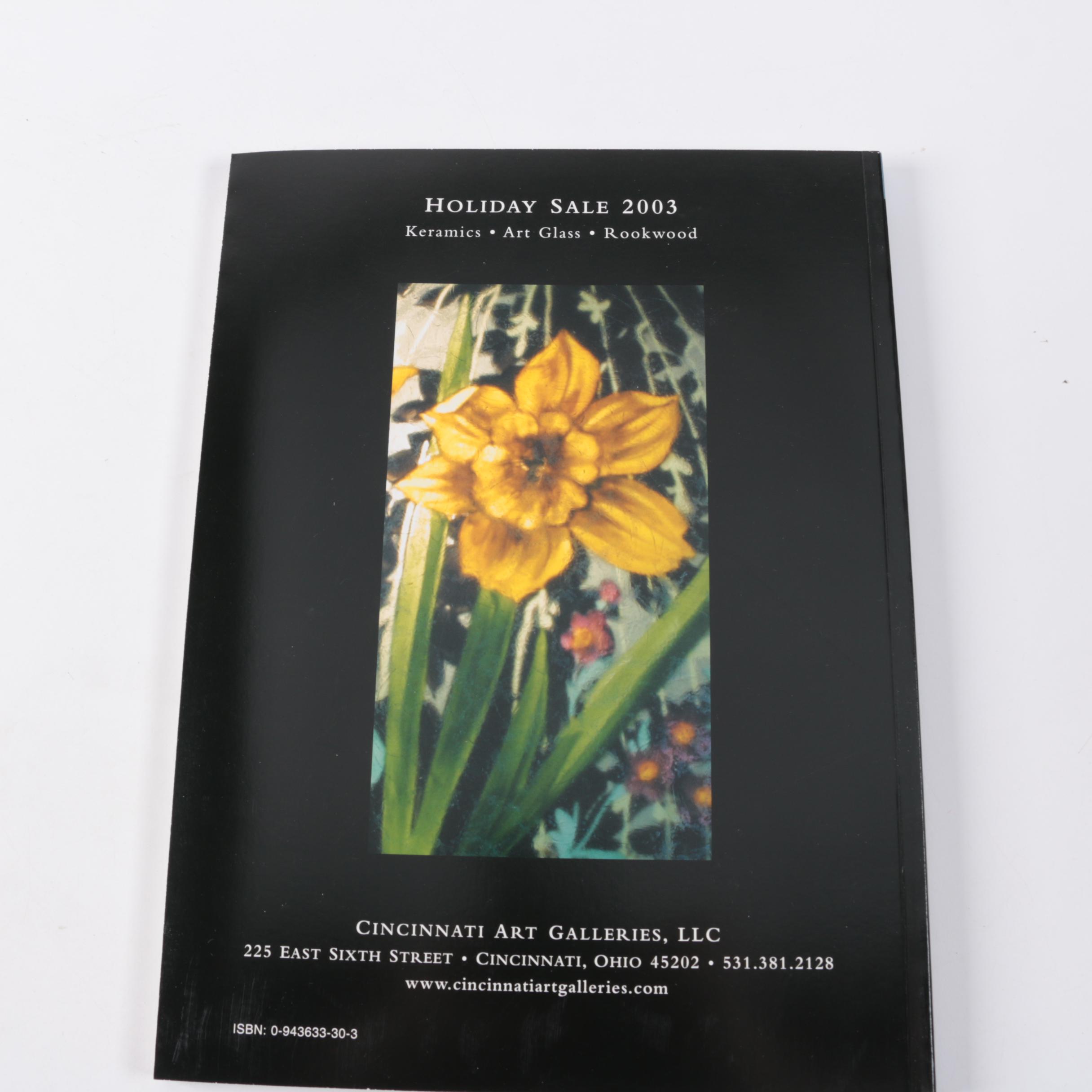 Cincinnati Area Art Books and Catalogs Including Carl John Zimmerman