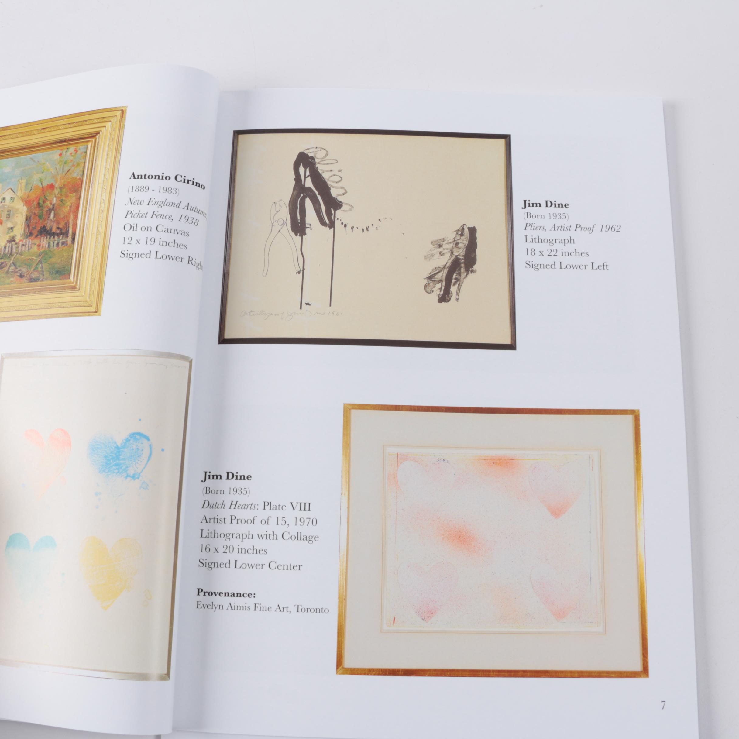 Cincinnati Area Art Books and Catalogs Including Carl John Zimmerman