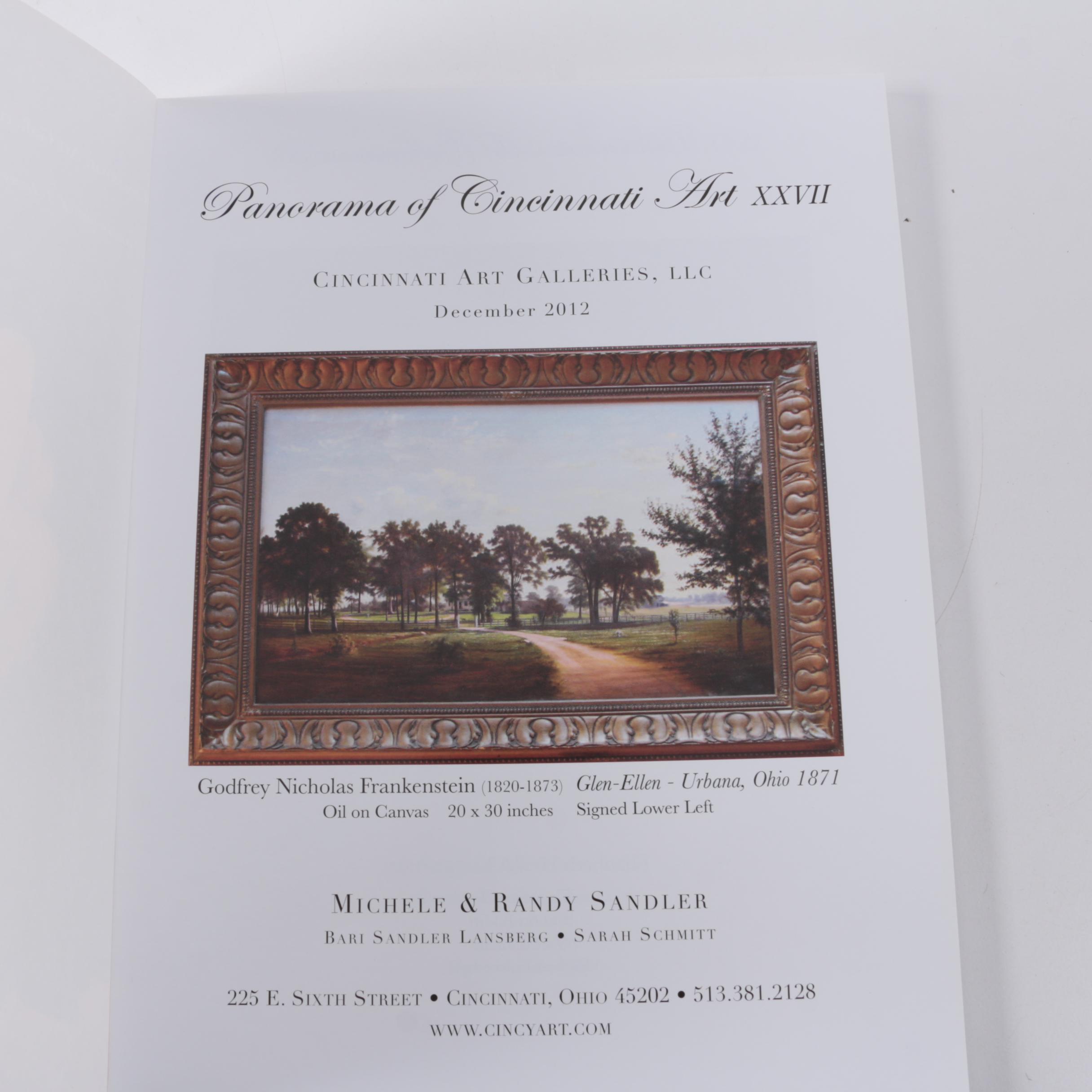 Cincinnati Area Art Books and Catalogs Including Carl John Zimmerman