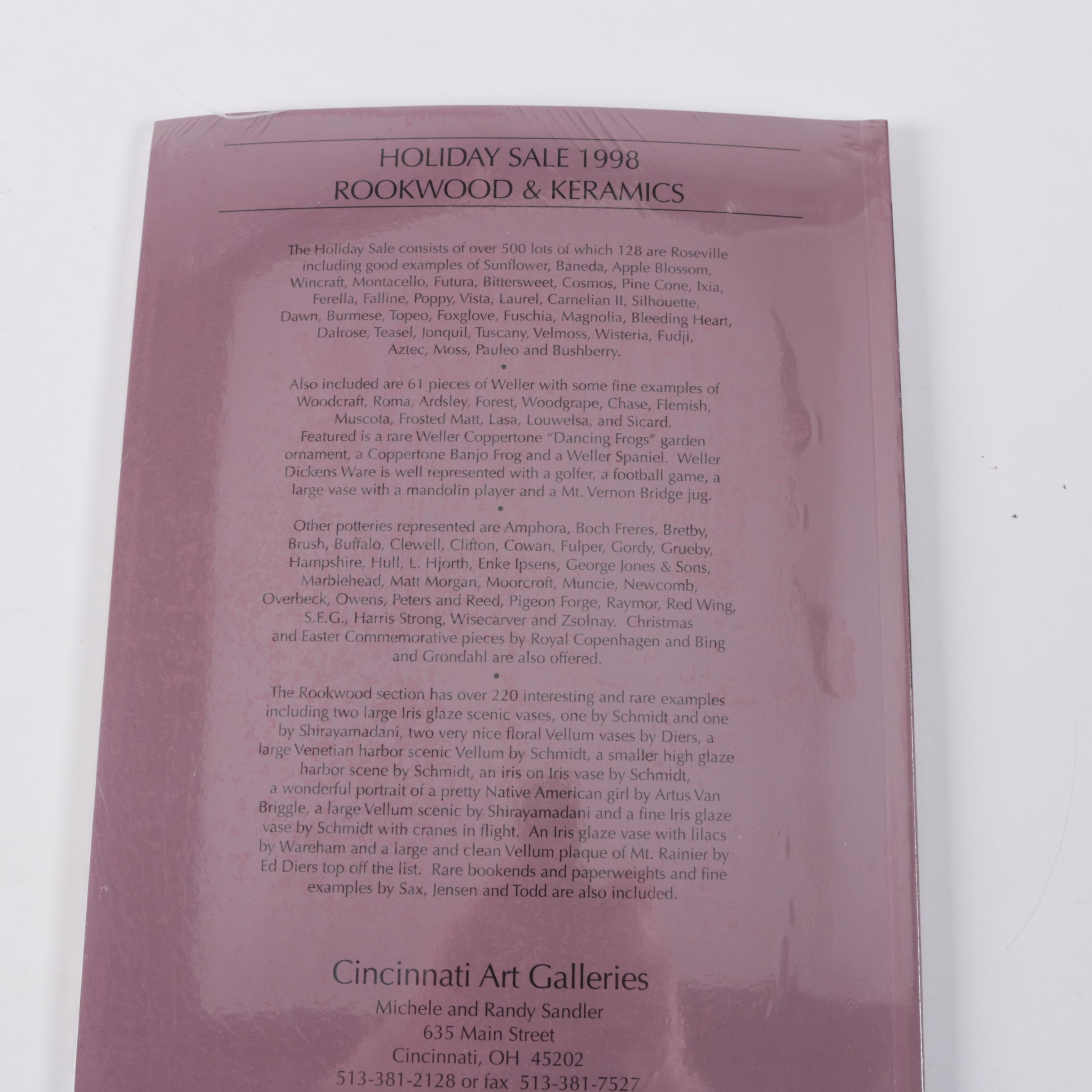 Cincinnati Area Art Books and Catalogs Including Carl John Zimmerman