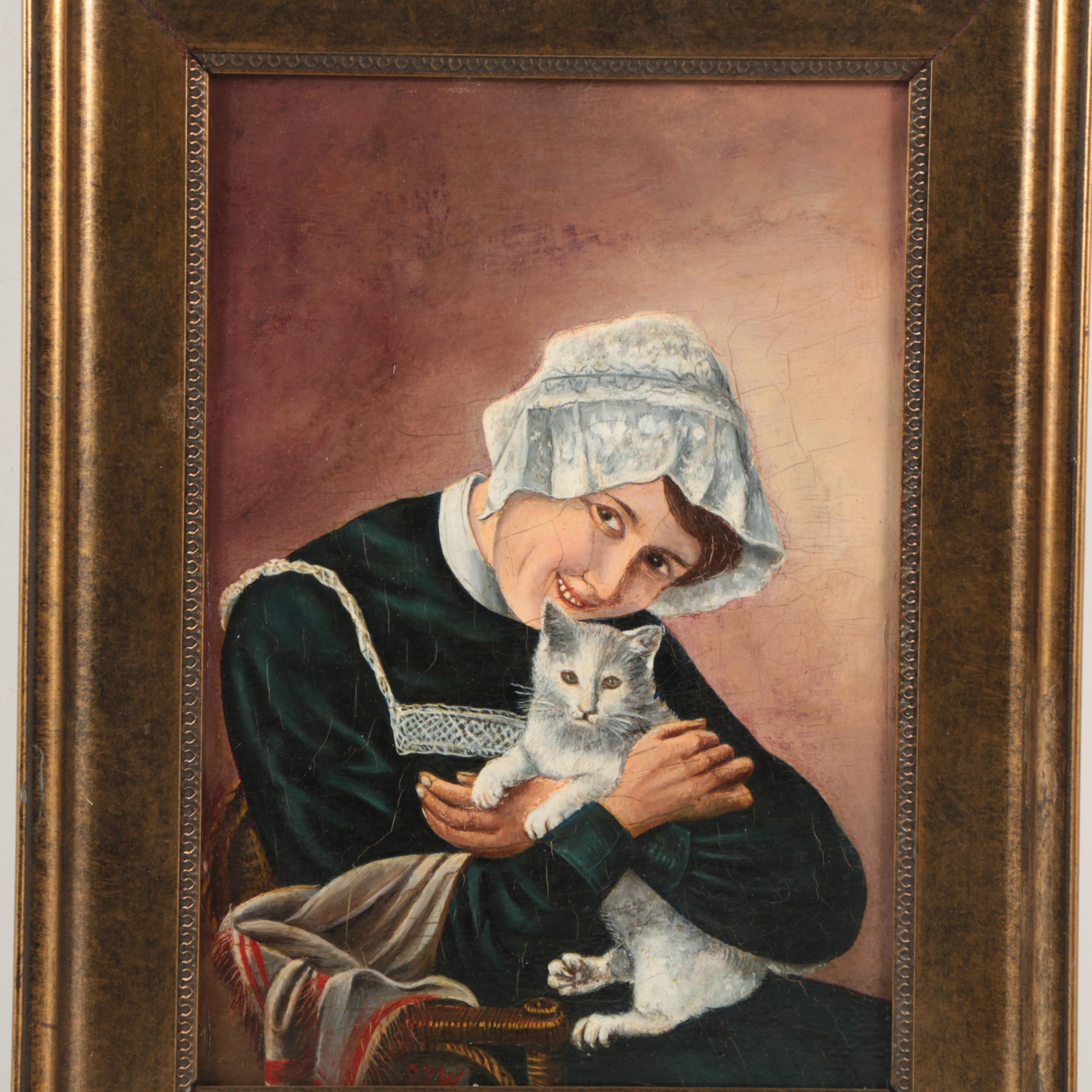 Oil Painting of Portrait