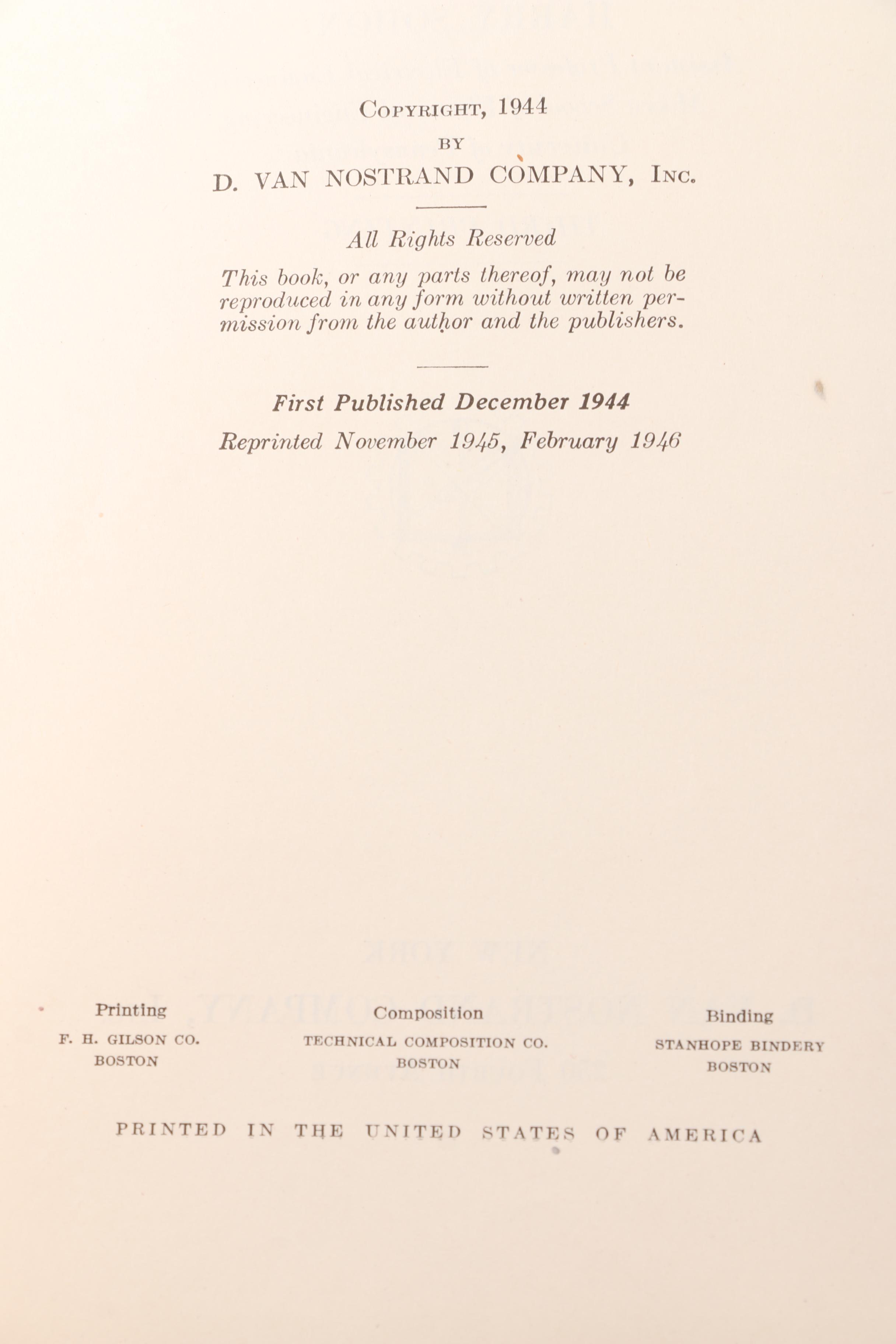 Vintage Science and Engineering Books