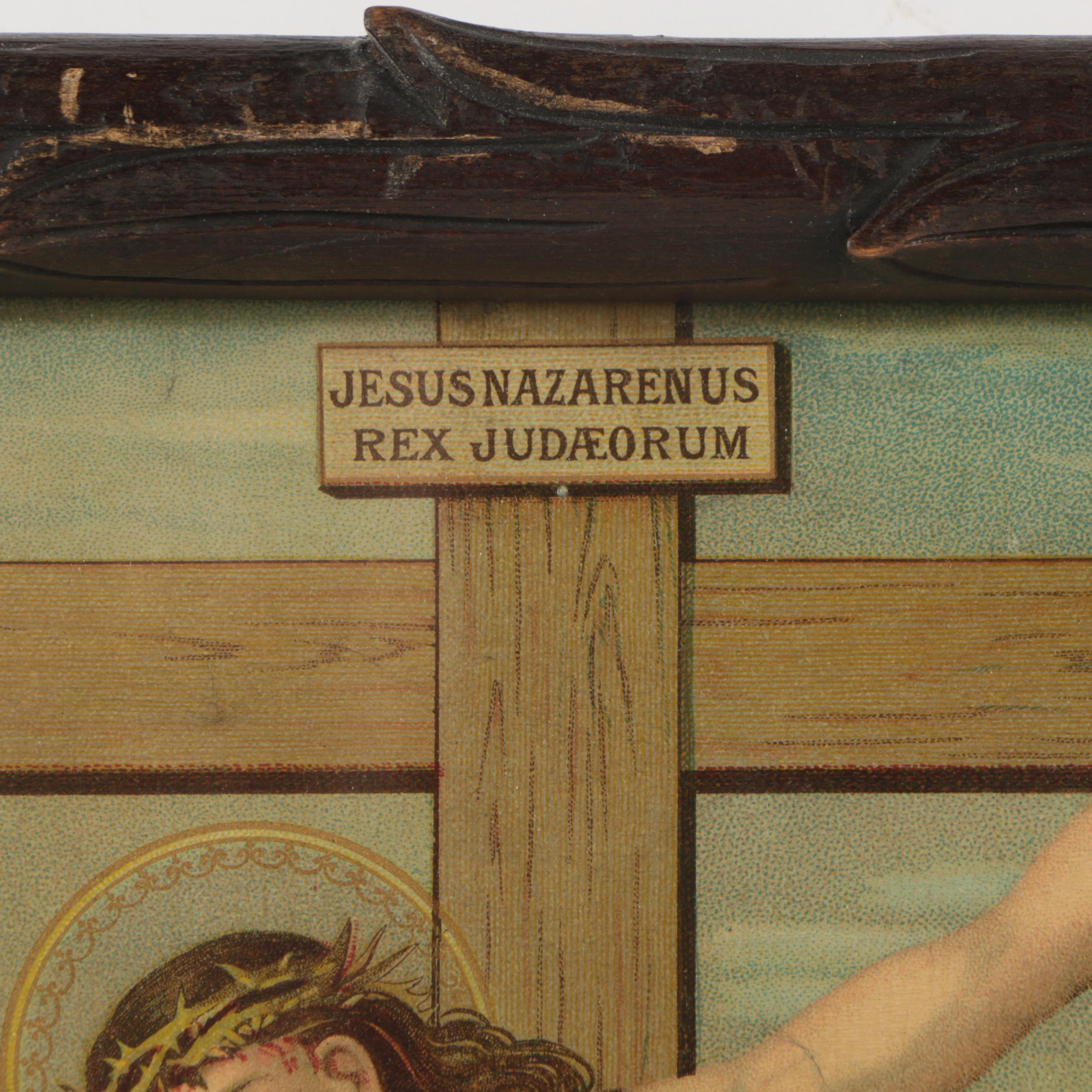 Chromolithograph After Bartolomé Esteban Murillo "Christ on the Cross"