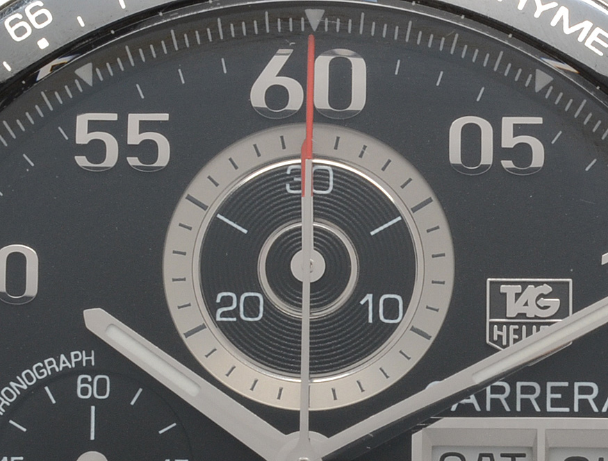 TAG Heuer Carrera Calibre 16 Day/Date Automatic Black Steel Chronograph