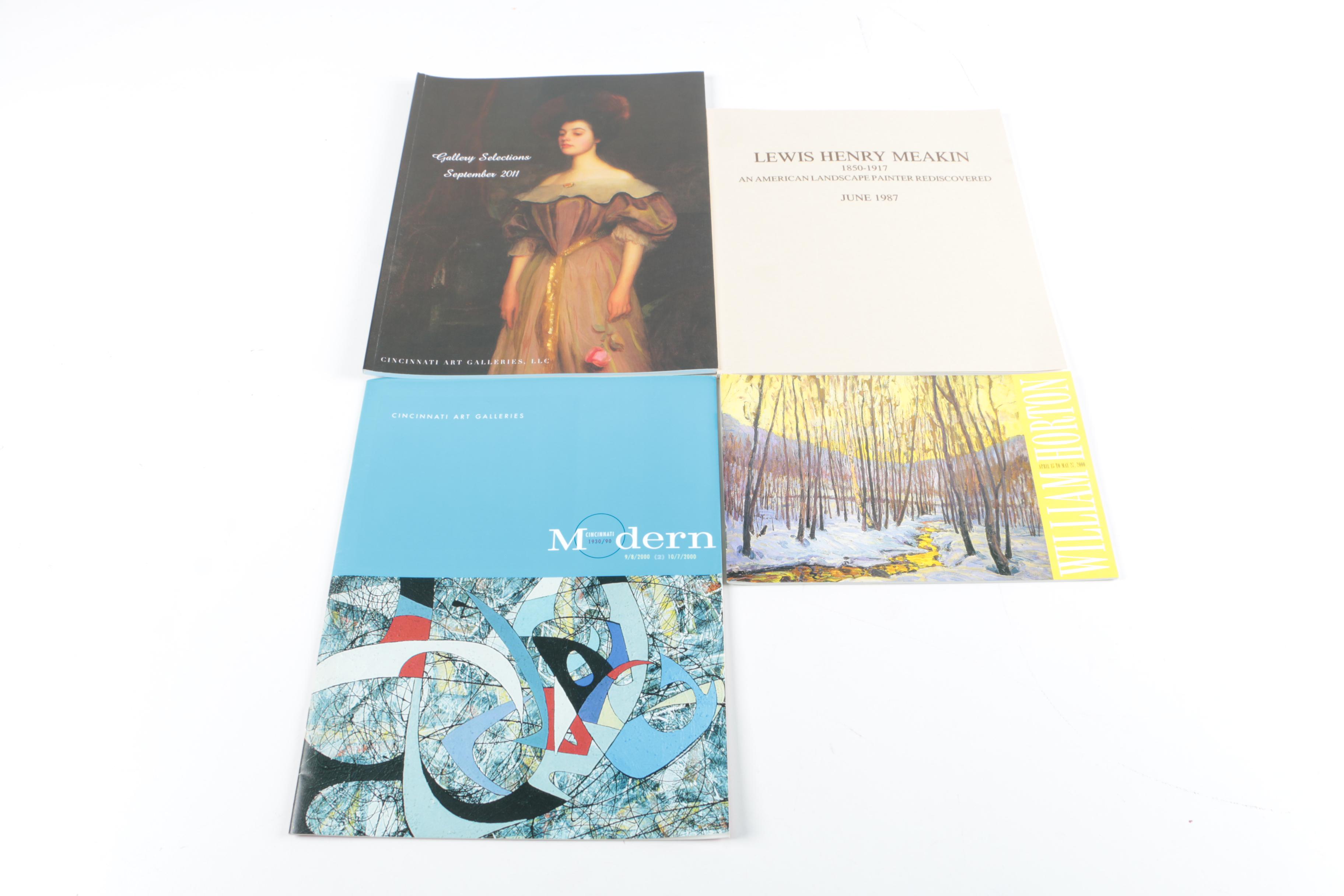 Art and Pottery Books Including Cincinnati Art Galleries Publications